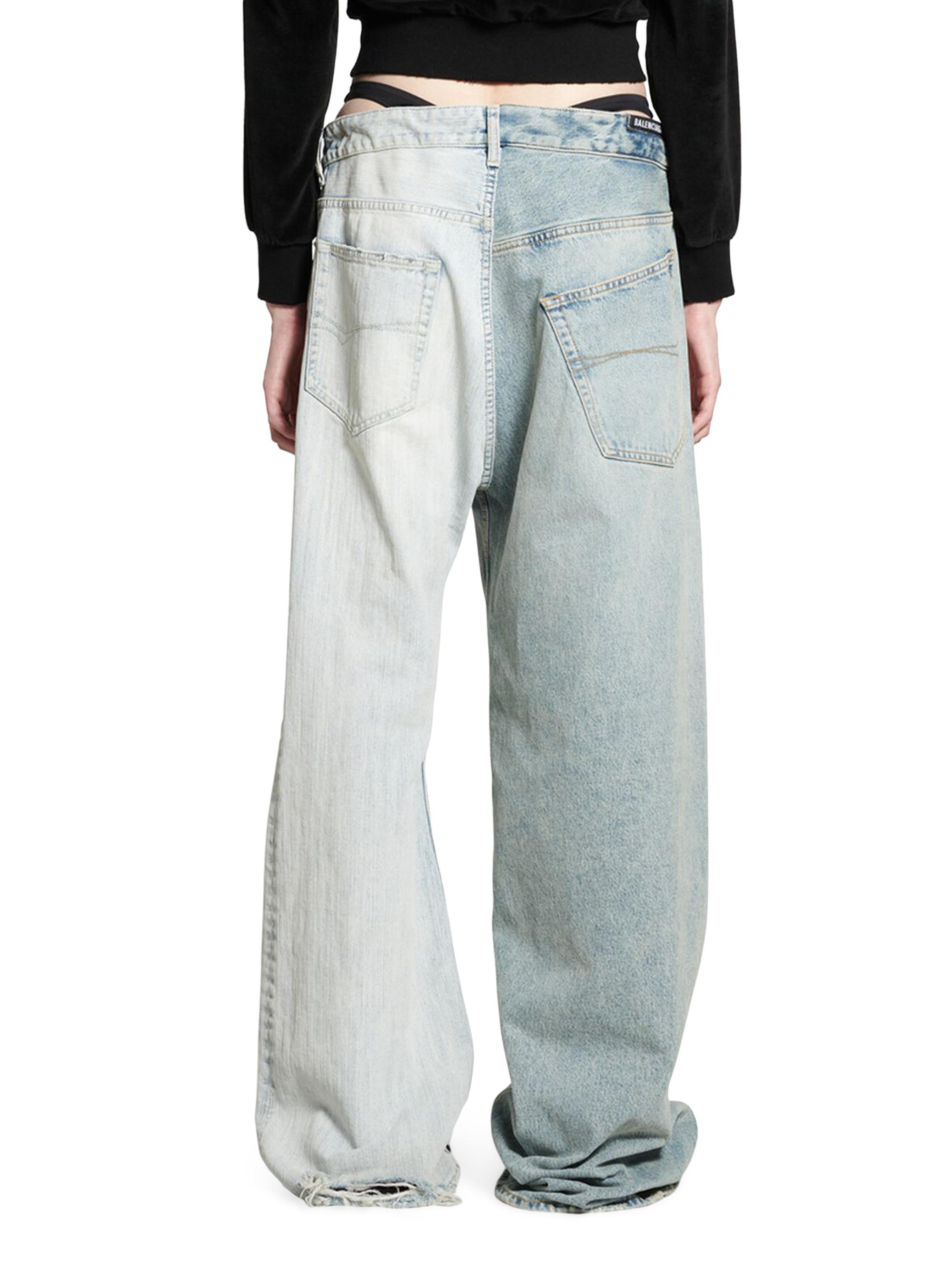 スーパーSALE】BALENCIAGA ワイドデニム JEANS 50/50 【公式通販】