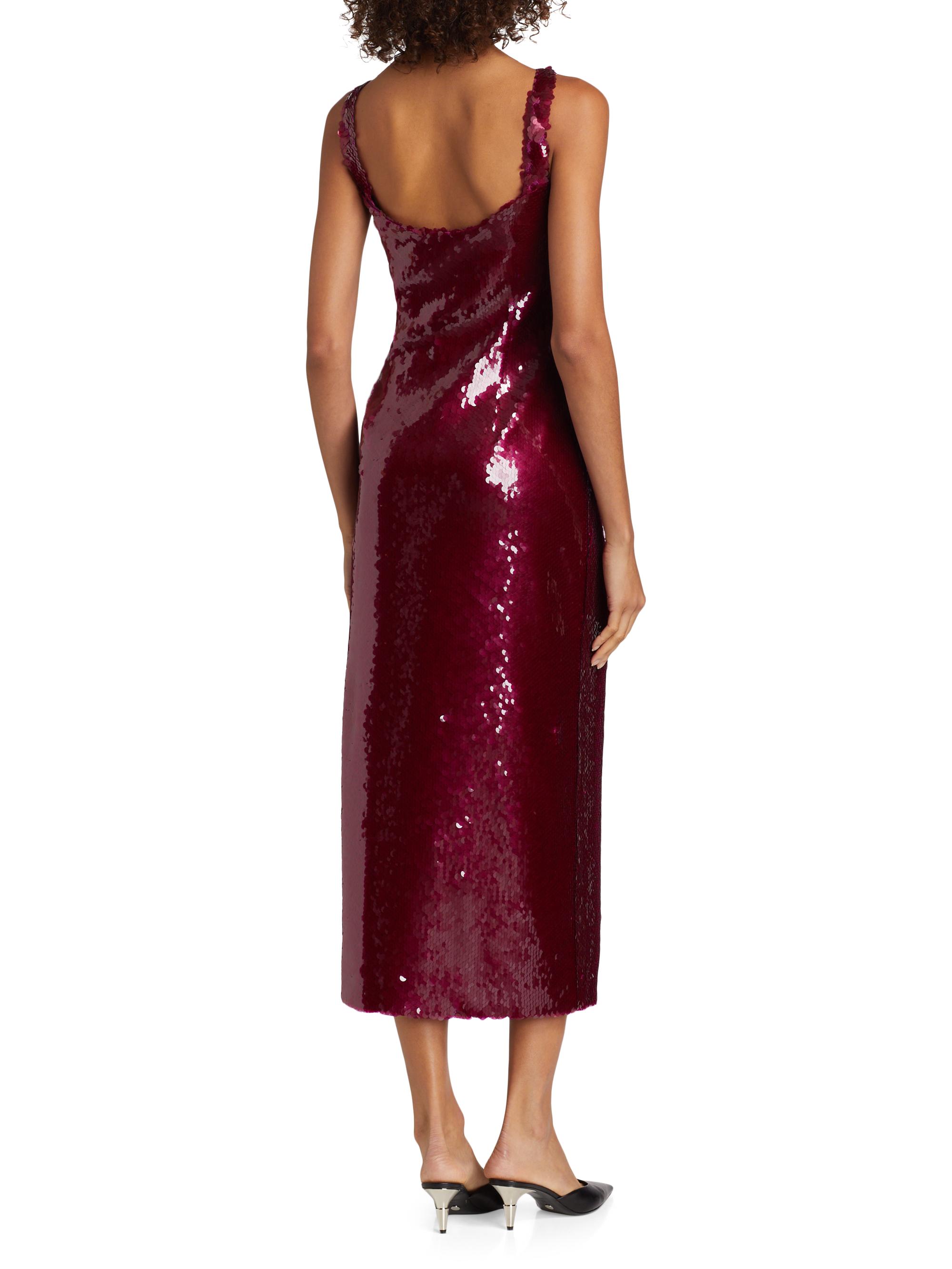 satin black dress long Baltic Born Womens Vara Satin Maxi Wrap Dress | Black main image 1