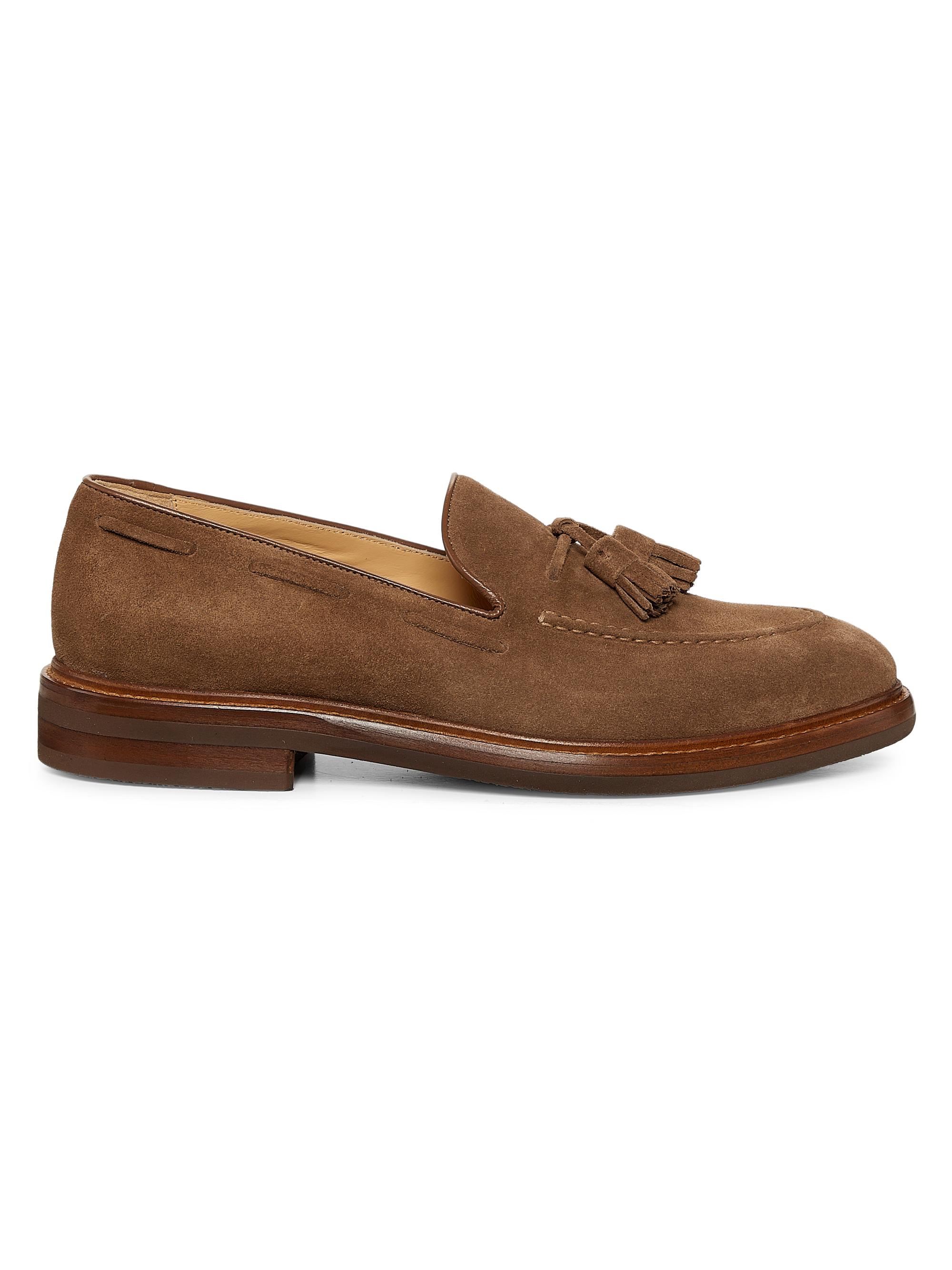 Brunello Cucinelli Leather Link Loafers | Saks Fifth Avenue