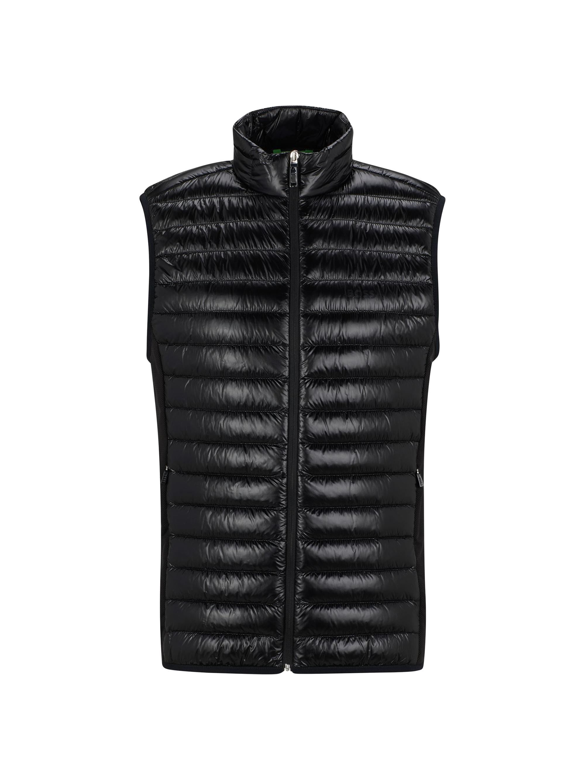 BOSS Men's Lightweight Water-Repellent Gilet - Black