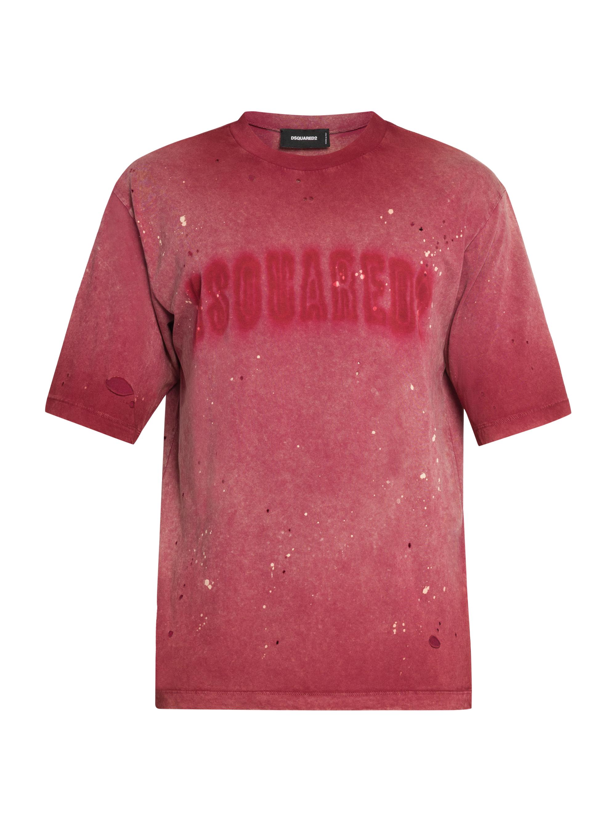 Dsquared2 Men's Logo Loose-Fit T-Shirt - Cherry Pop