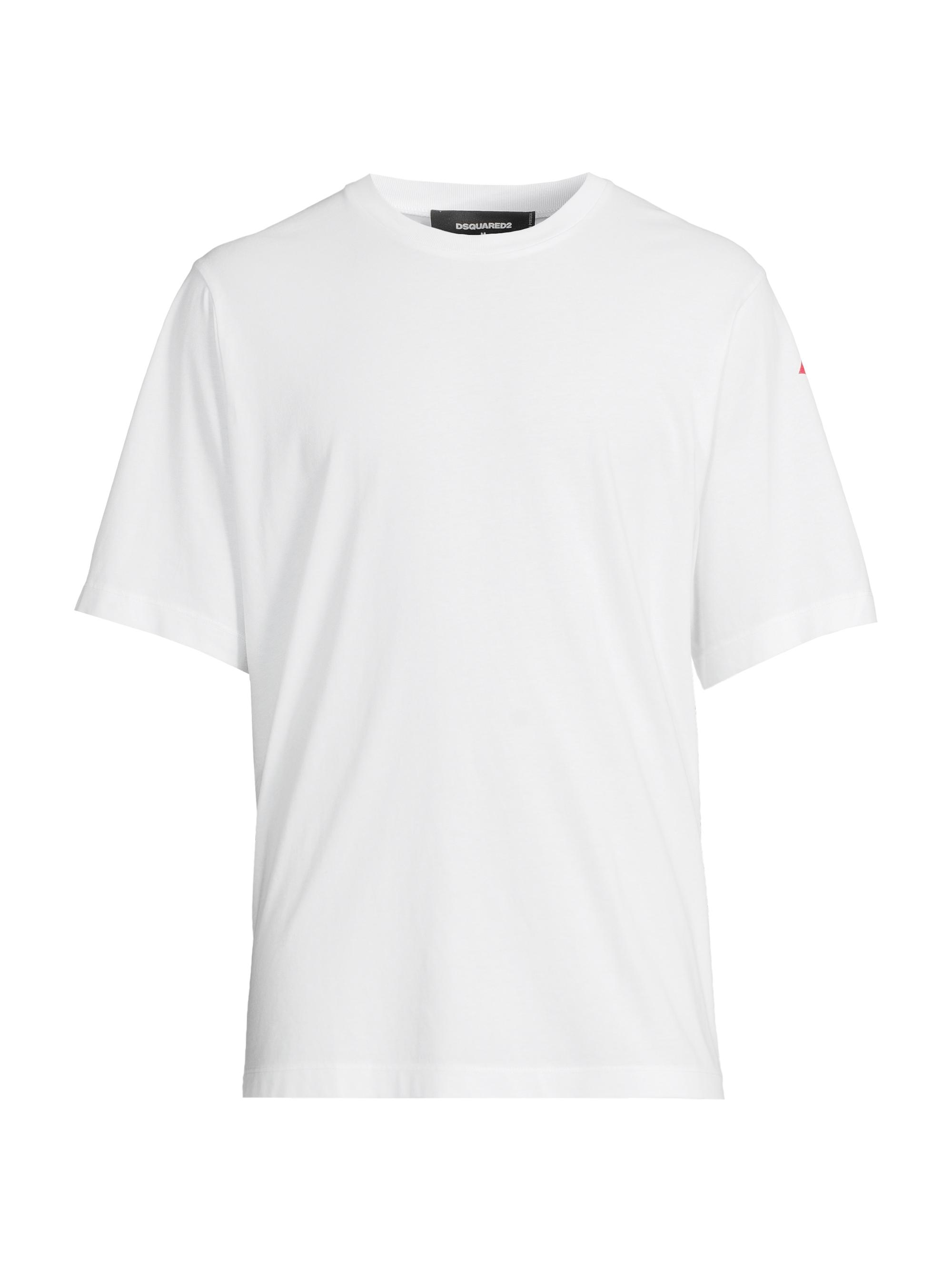Dsquared2 Men's Logo Cotton Loose-Fit T-Shirt - White