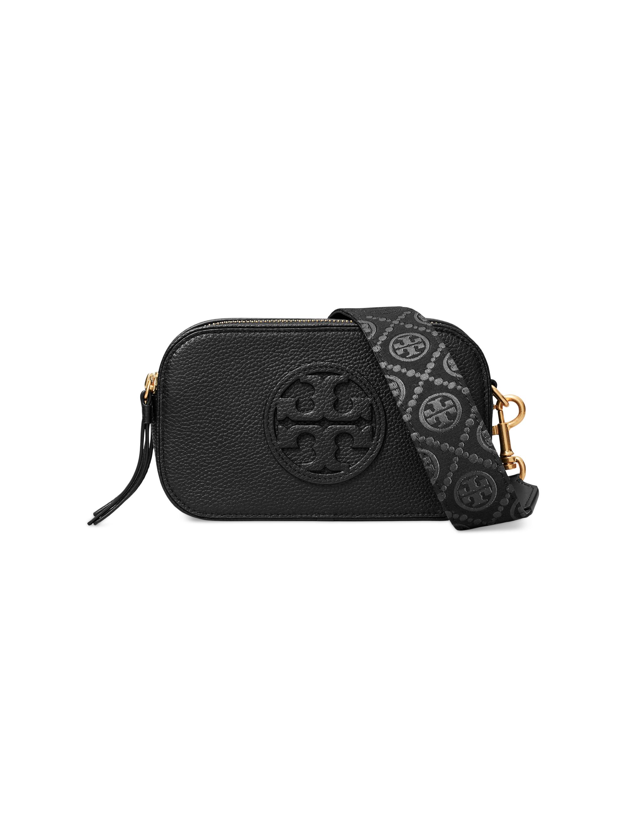 Tory Burch Women's Mini Miller Leather Crossbody Bag - Black