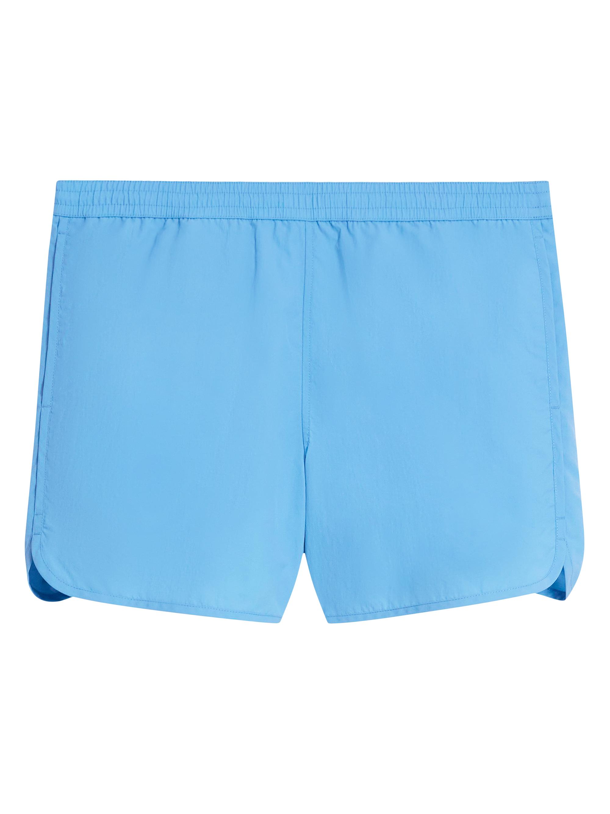 Theory Men's Track Crinkle Swim Trunks - Powder Blue