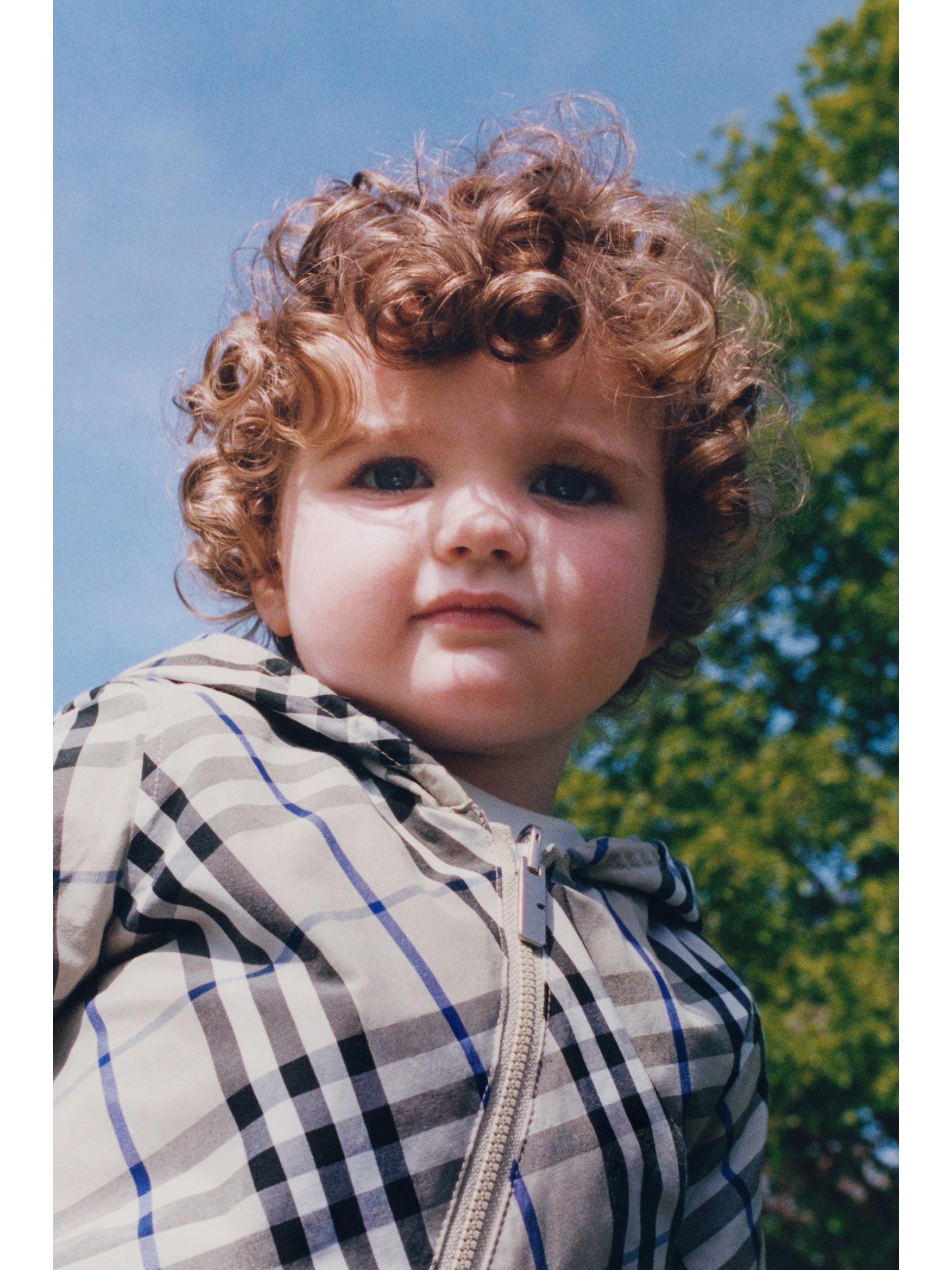 Burberry Baby's & Little Kid's Check Reversible Zip Hooded Jacket