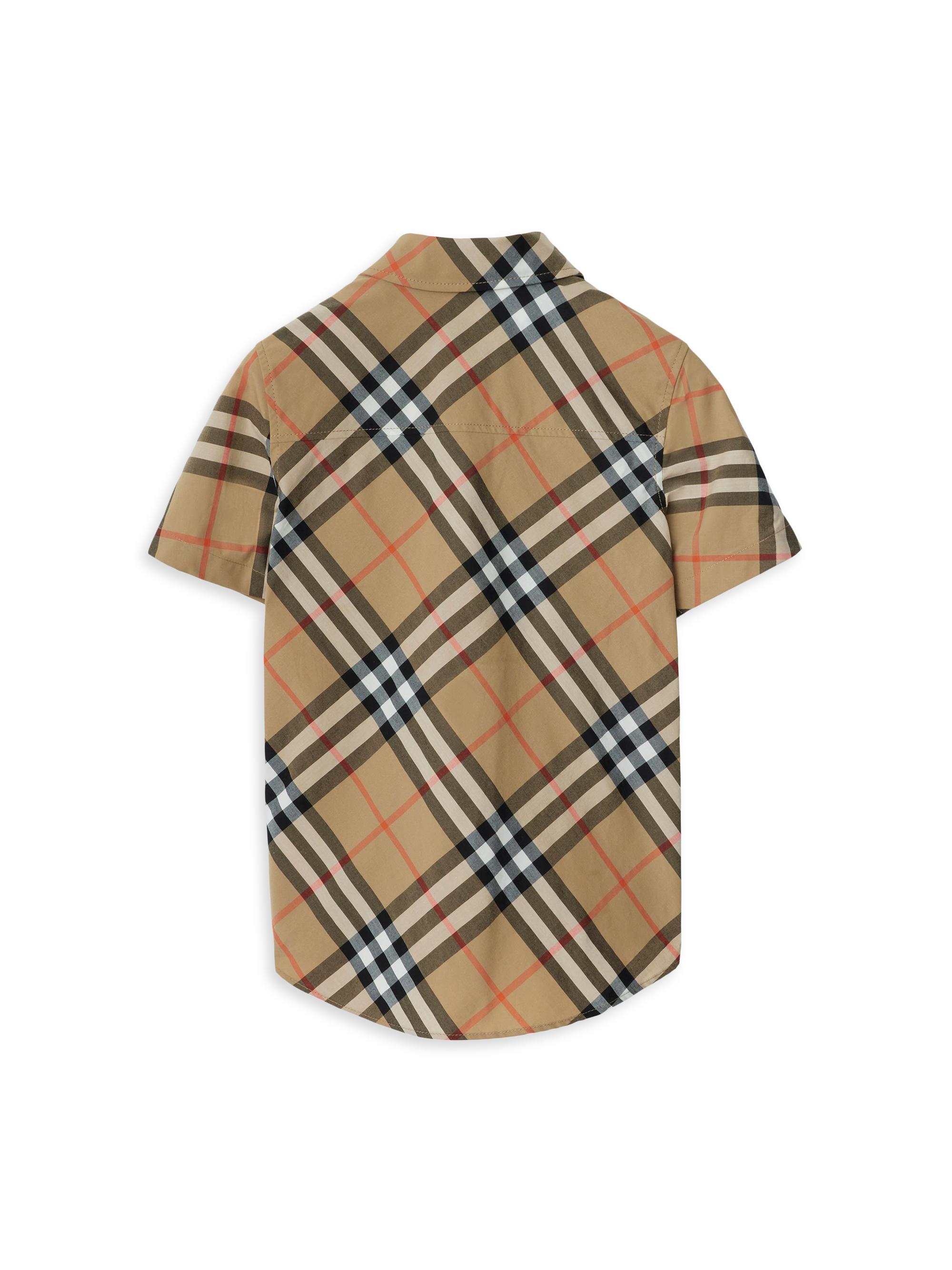 Burberry Baby Boy's, Little Boy's & Boy's Check Short-Sleeve Shirt