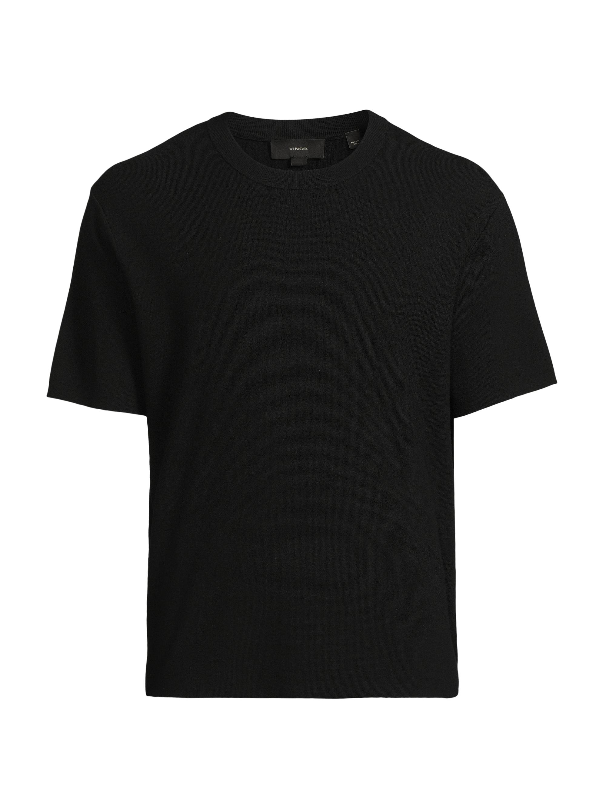 Vince Men's Milano Crewneck T-Shirt - Black