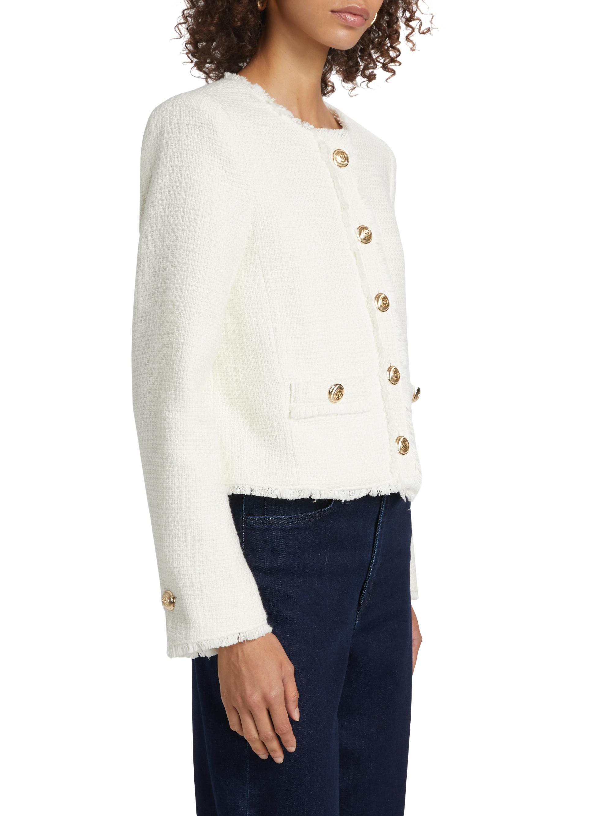 Cinq à Sept Christie Cotton Tweed Jacket | Saks Fifth Avenue