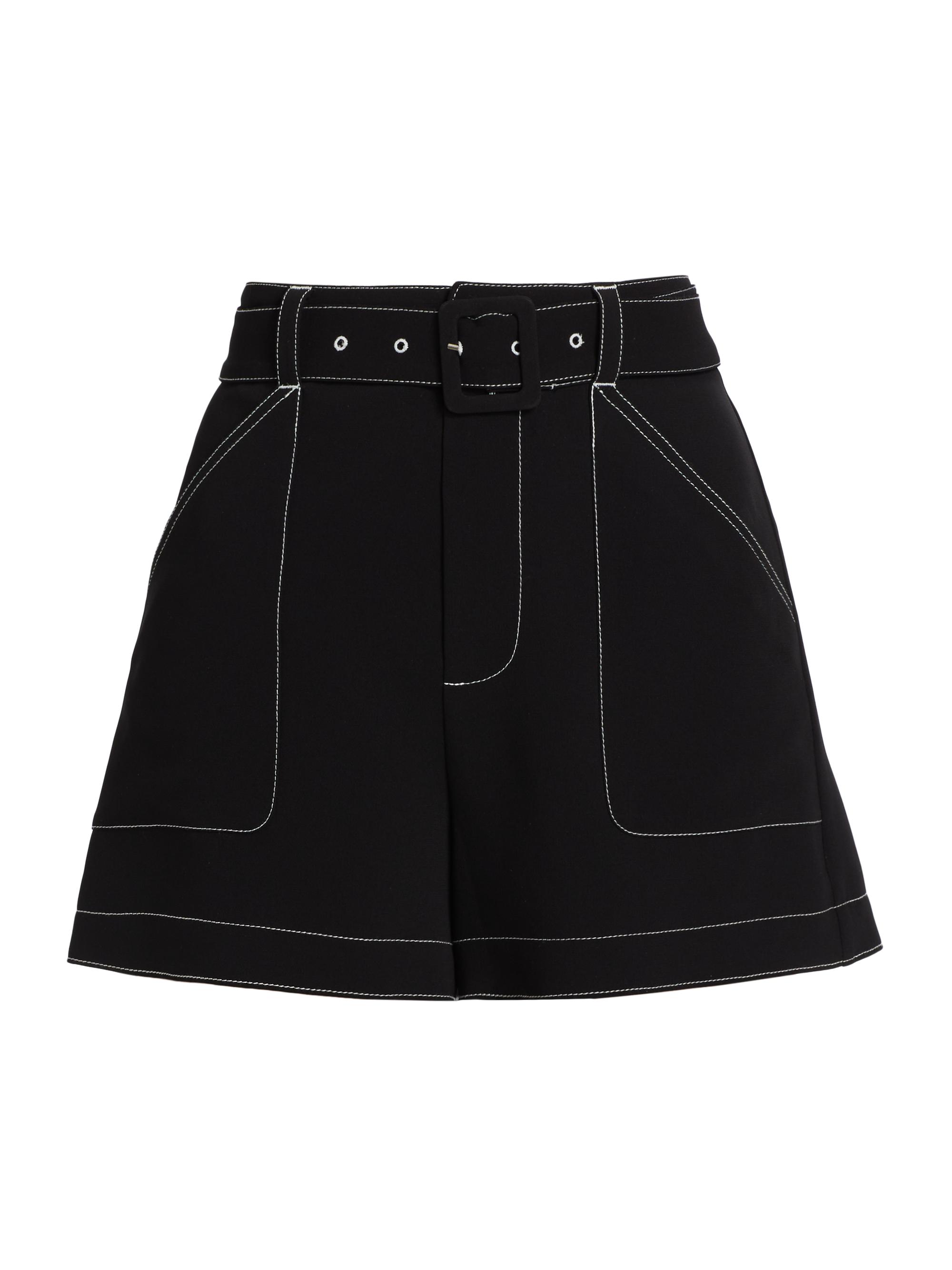 CINQ A SEPT Women's Alena Belted Shorts - Black