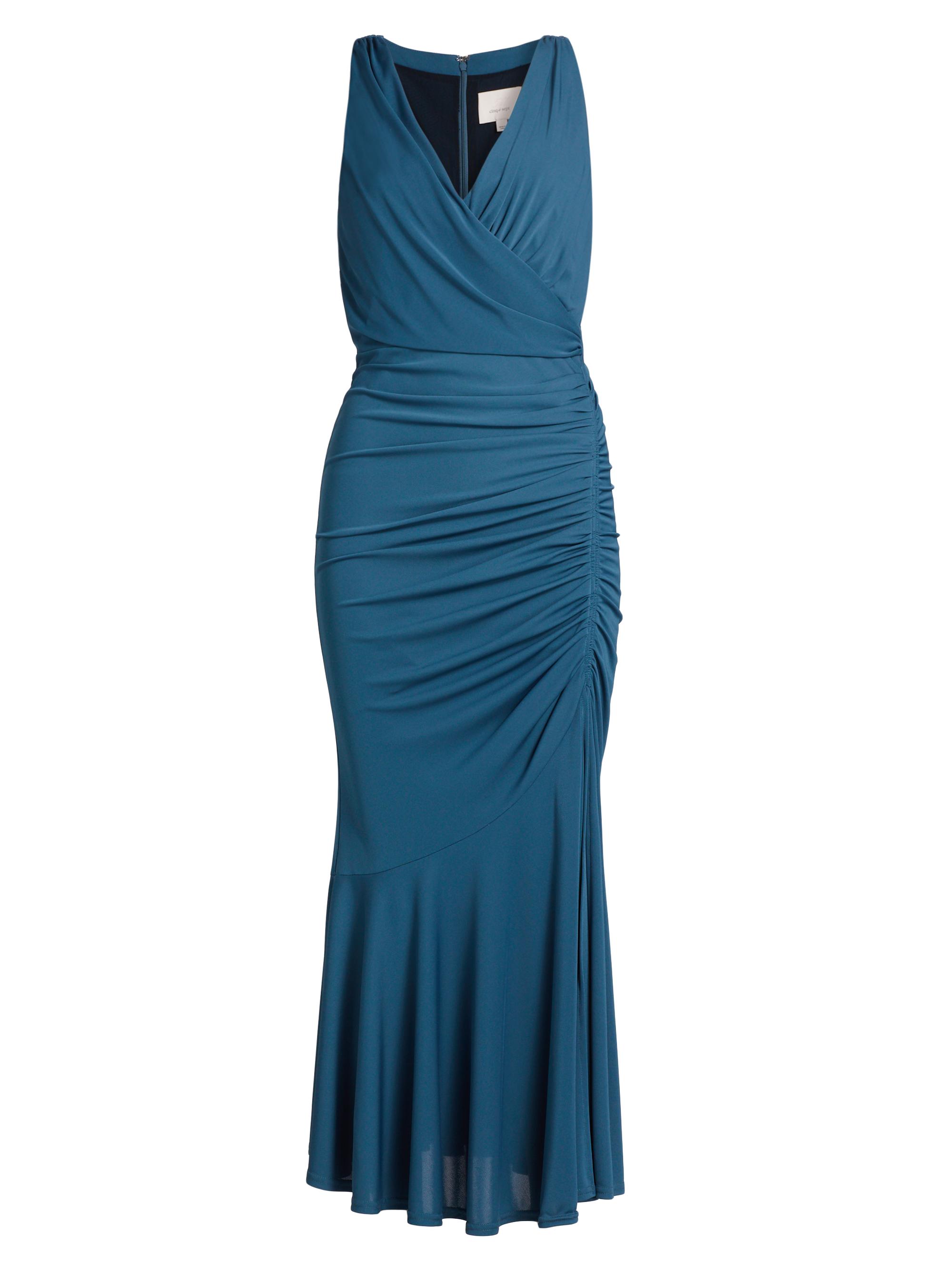 スーツ・フォーマル・ドレス mika Cinq à Sept Mika Surplice Ruched Midi Dress | Saks Fifth Avenue