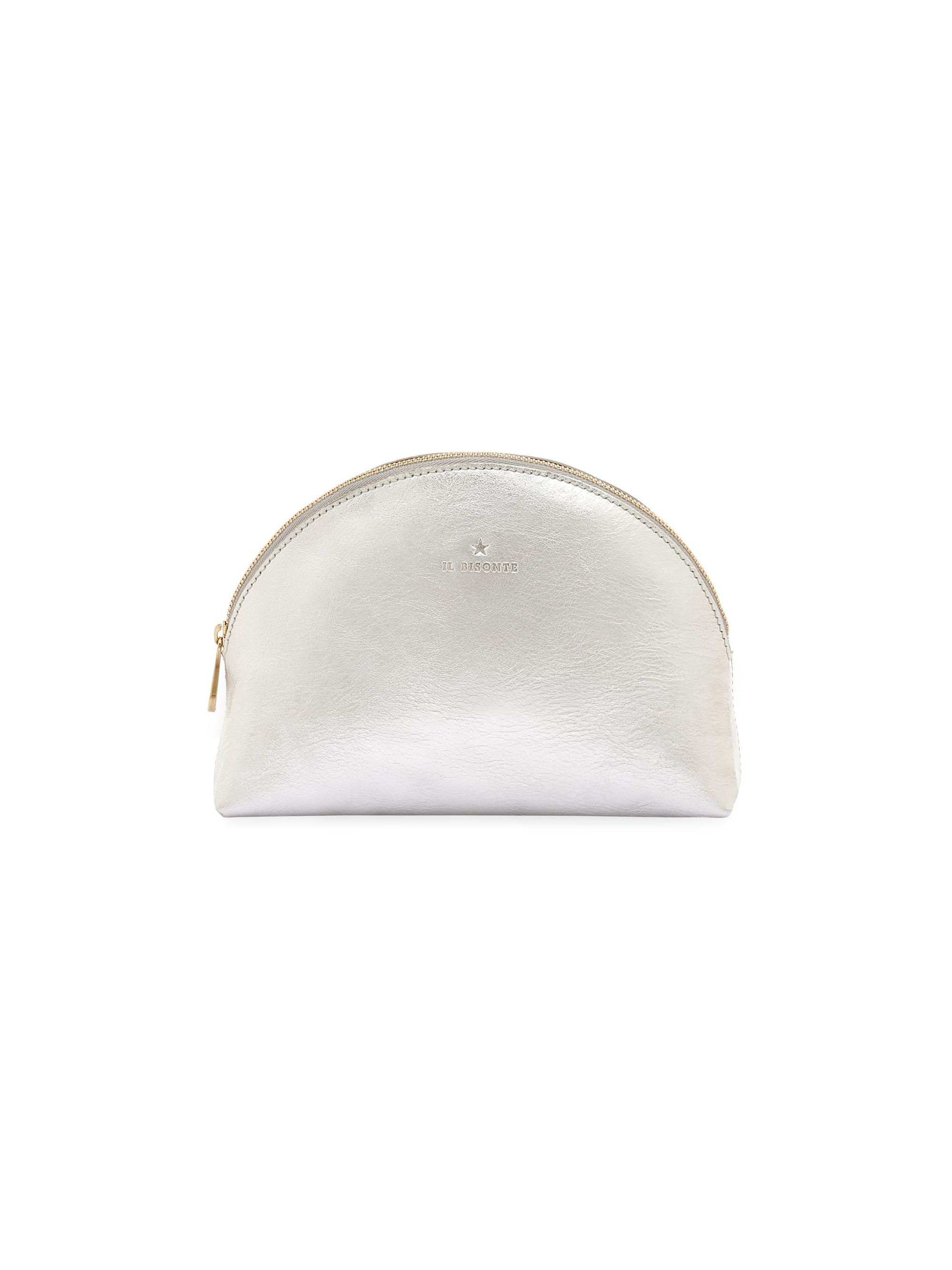 Il Bisonte Women's Bigallo Metallic Leather Case - Silver