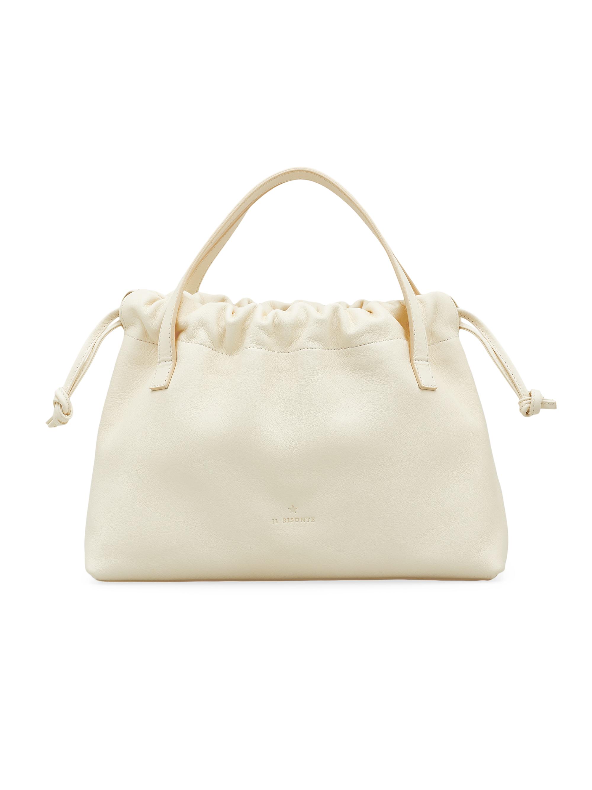 Il Bisonte Women's Bellini Leather Top Handle Bag - Bianco Latte