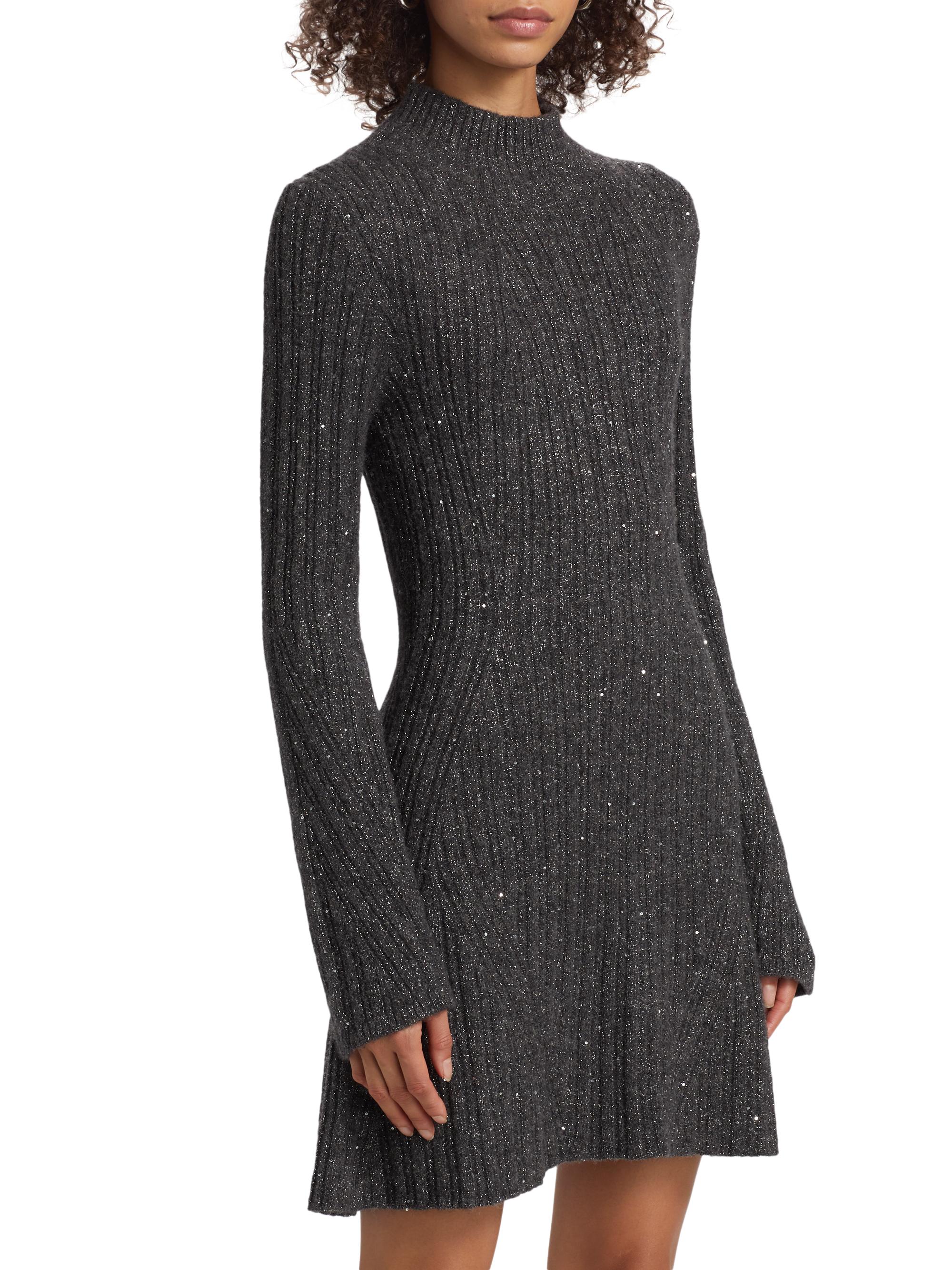 Ramy Brook Ambrosius Metallic Knit Minidress | Saks Fifth Avenue