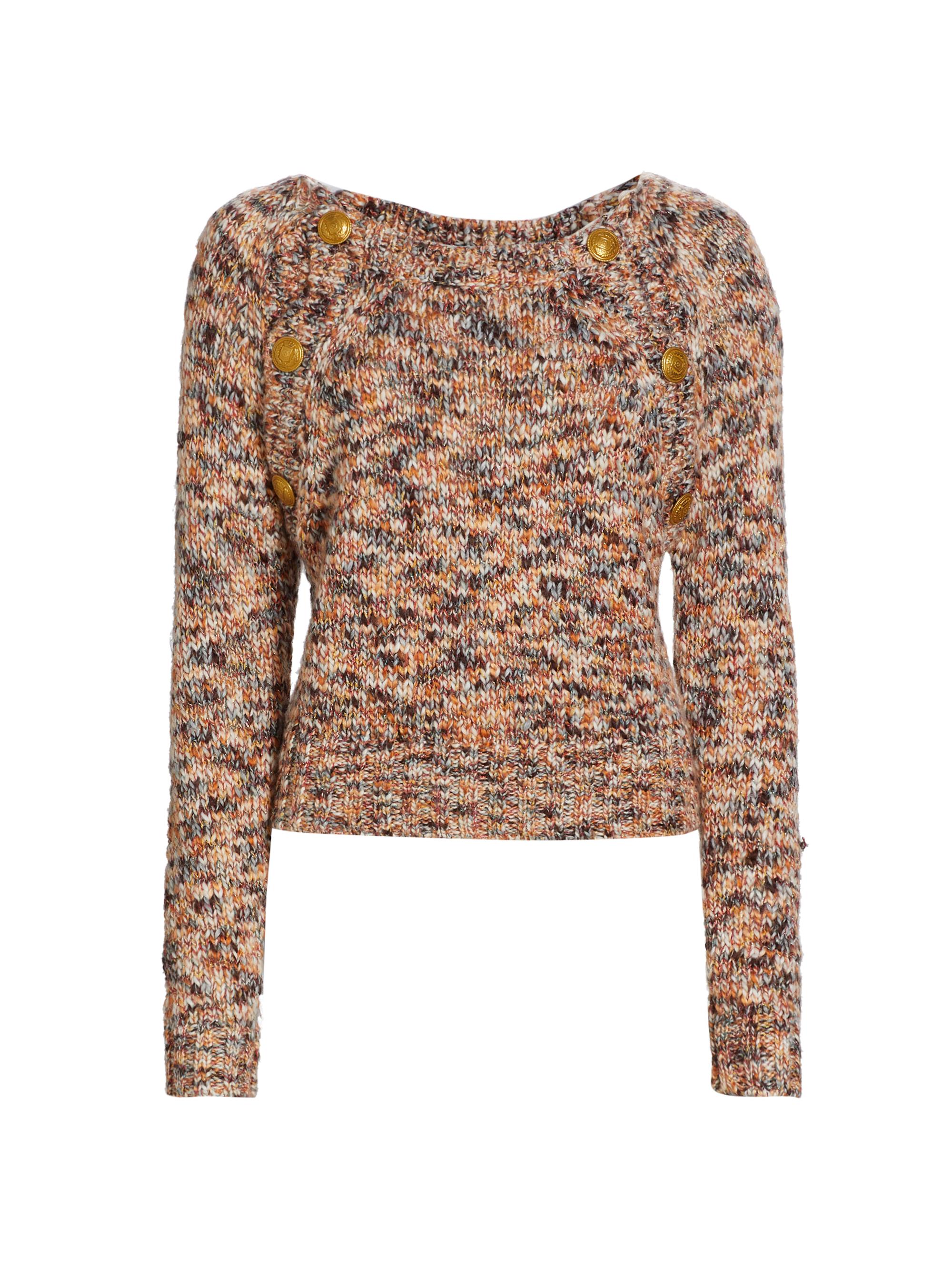 Ramy Brook Women's Alden Button-Detailed Sweater - Neutral Knit