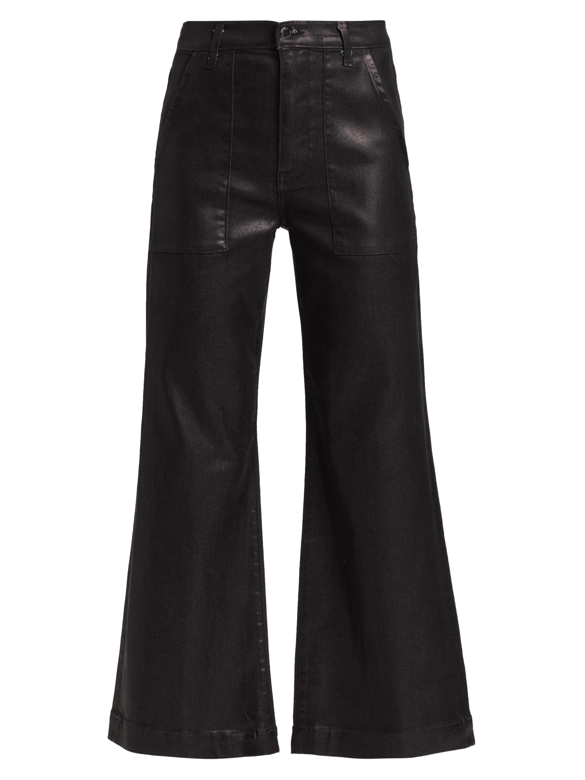 Ramy Brook Clifford Cropped Metallic Denim Pants | Saks Fifth Avenue