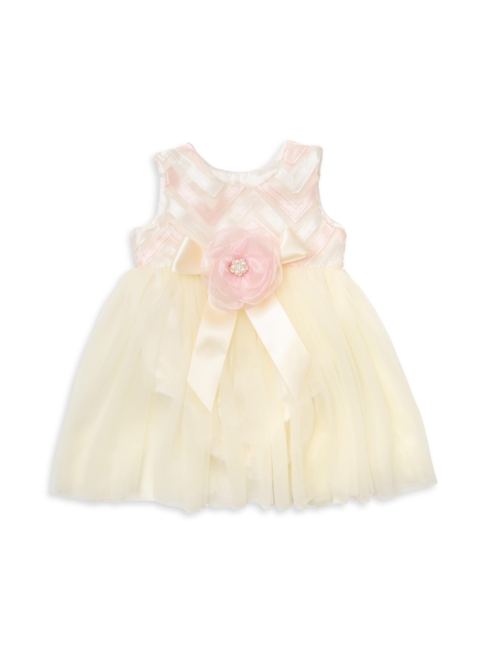 Haute Baby Baby Girl's Zoe's Magic Bow Dress & Bloomers Set - Yellow 24 Months
