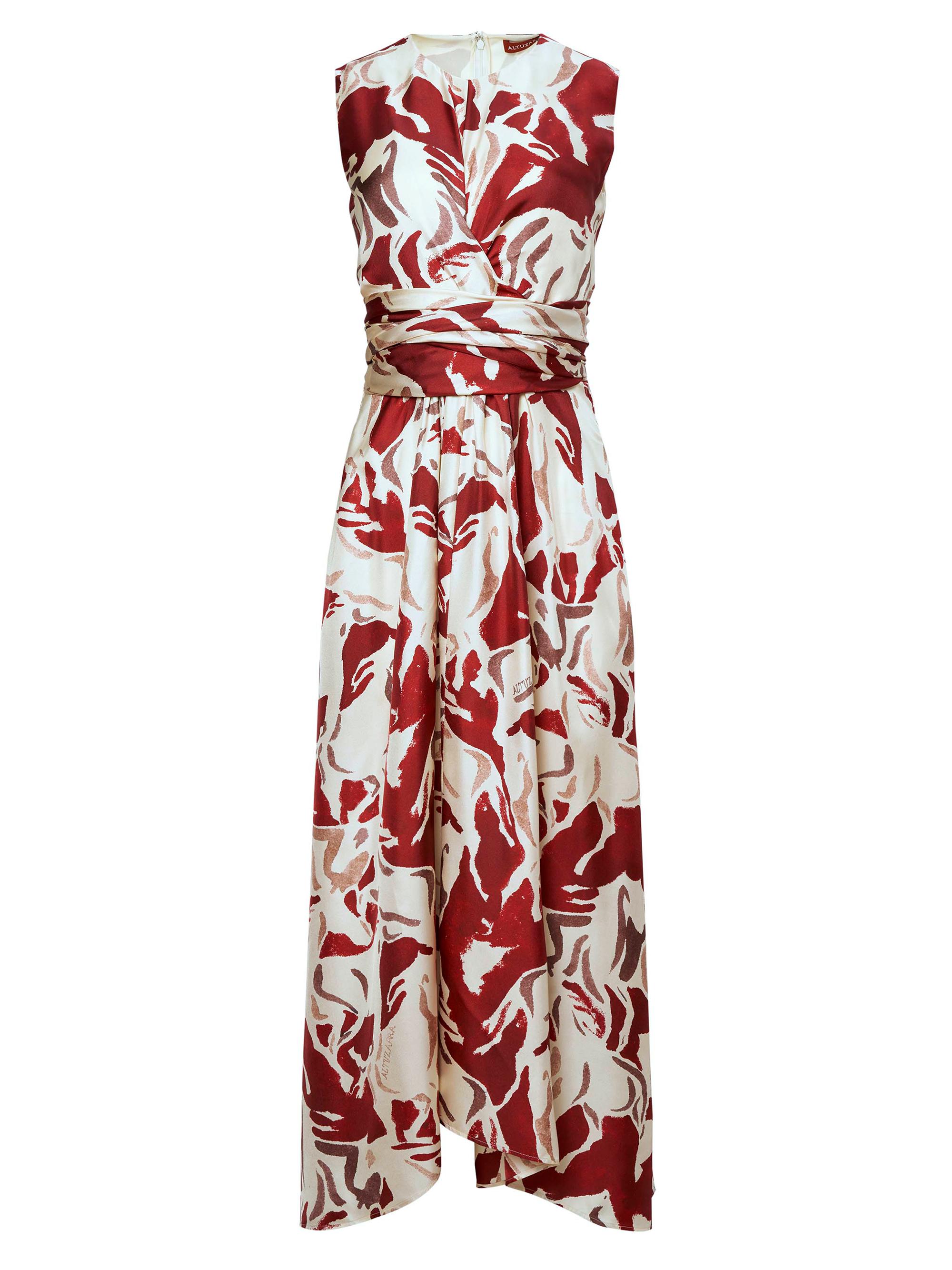 Altuzarra Women's Penny Geometric Silk Sleeveless Maxi Dress - Grenadine