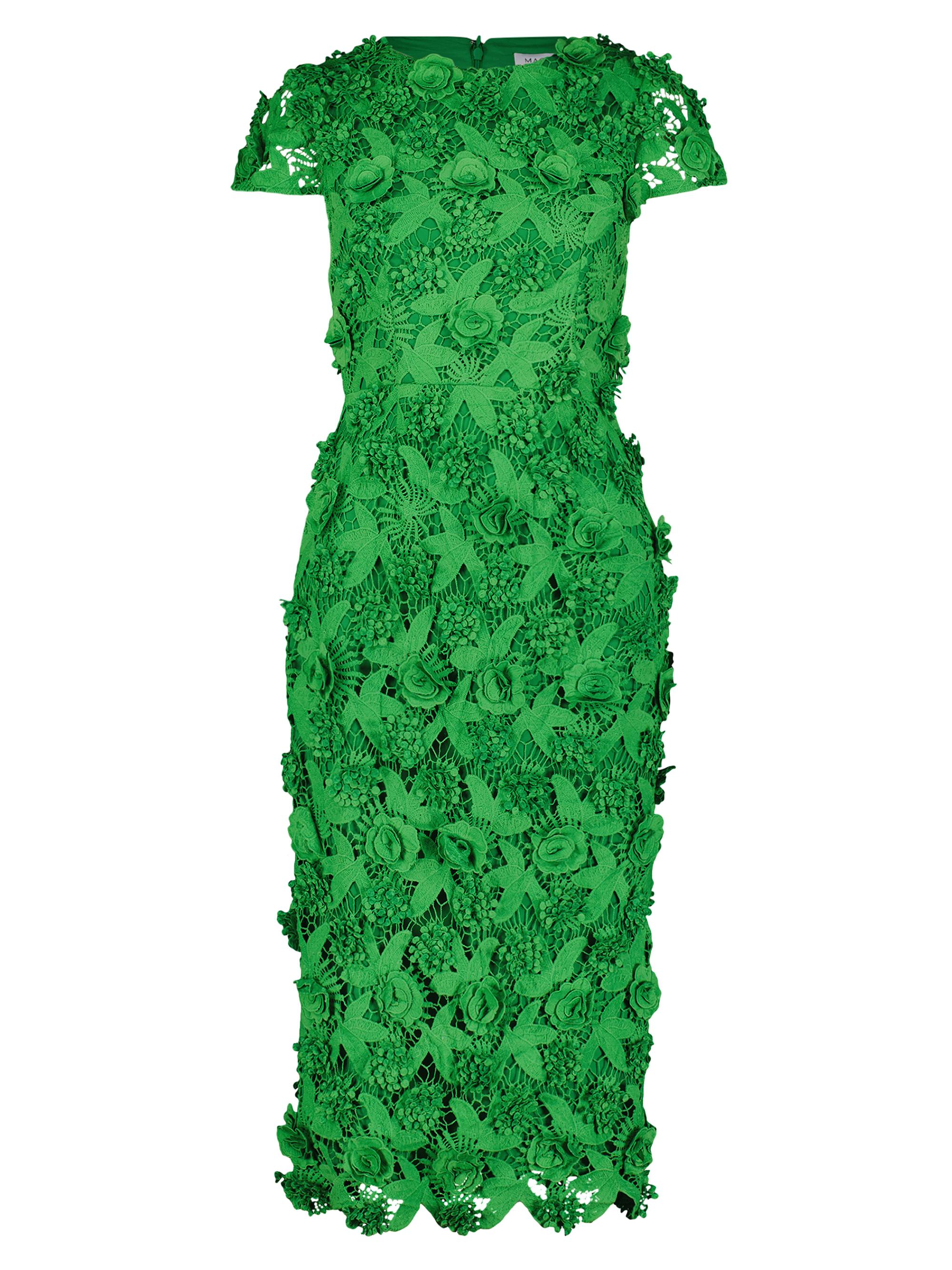 Mac Duggal Women's Eyelet Floral Lace Sheath Midi-Dress - Spring Green