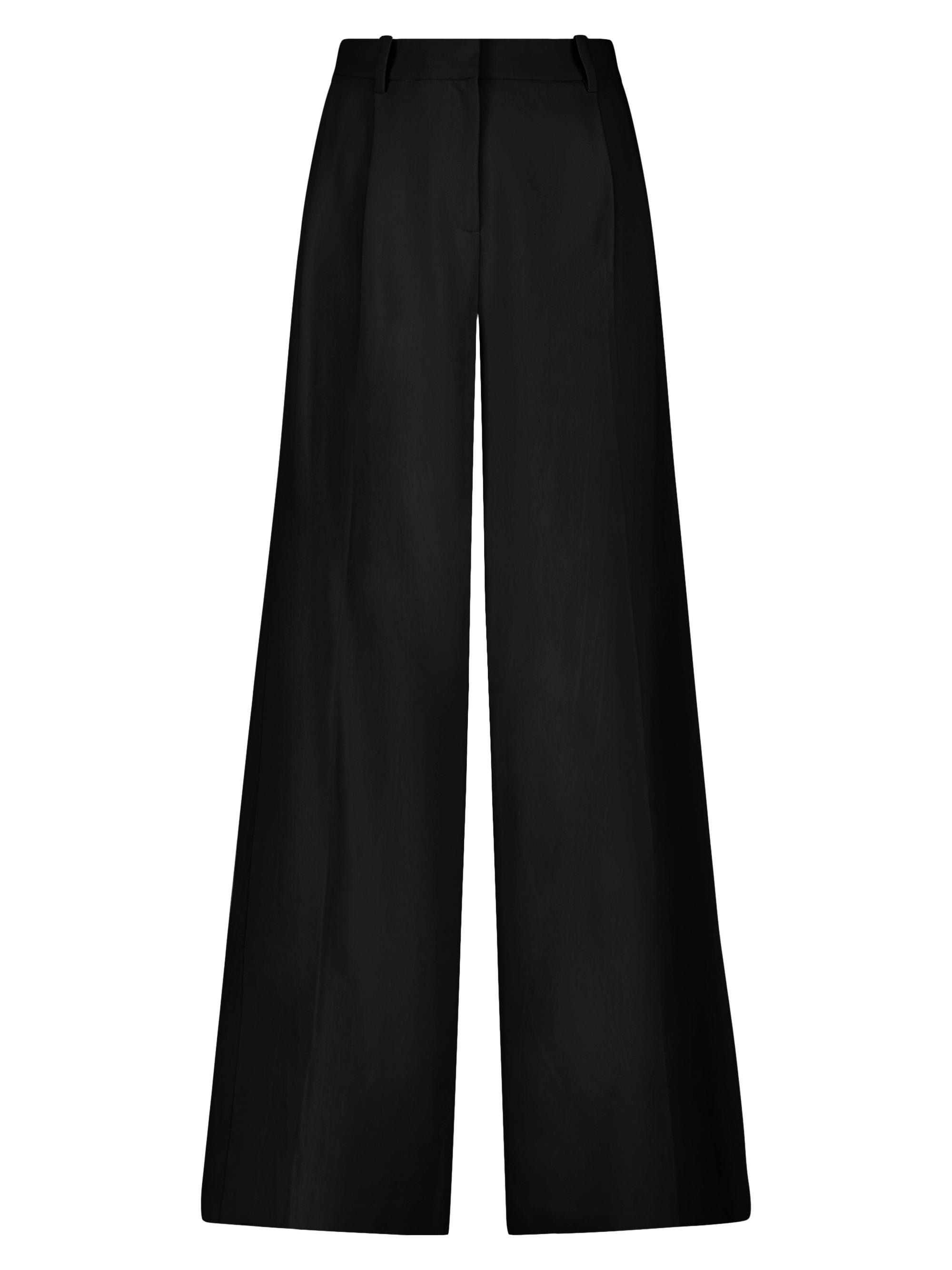 Mac Duggal Women's Classic Crepe Wide-Leg Trousers - Orchid