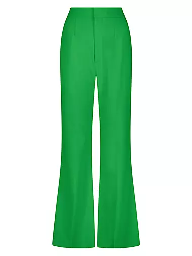 Crepe Flared Trousers