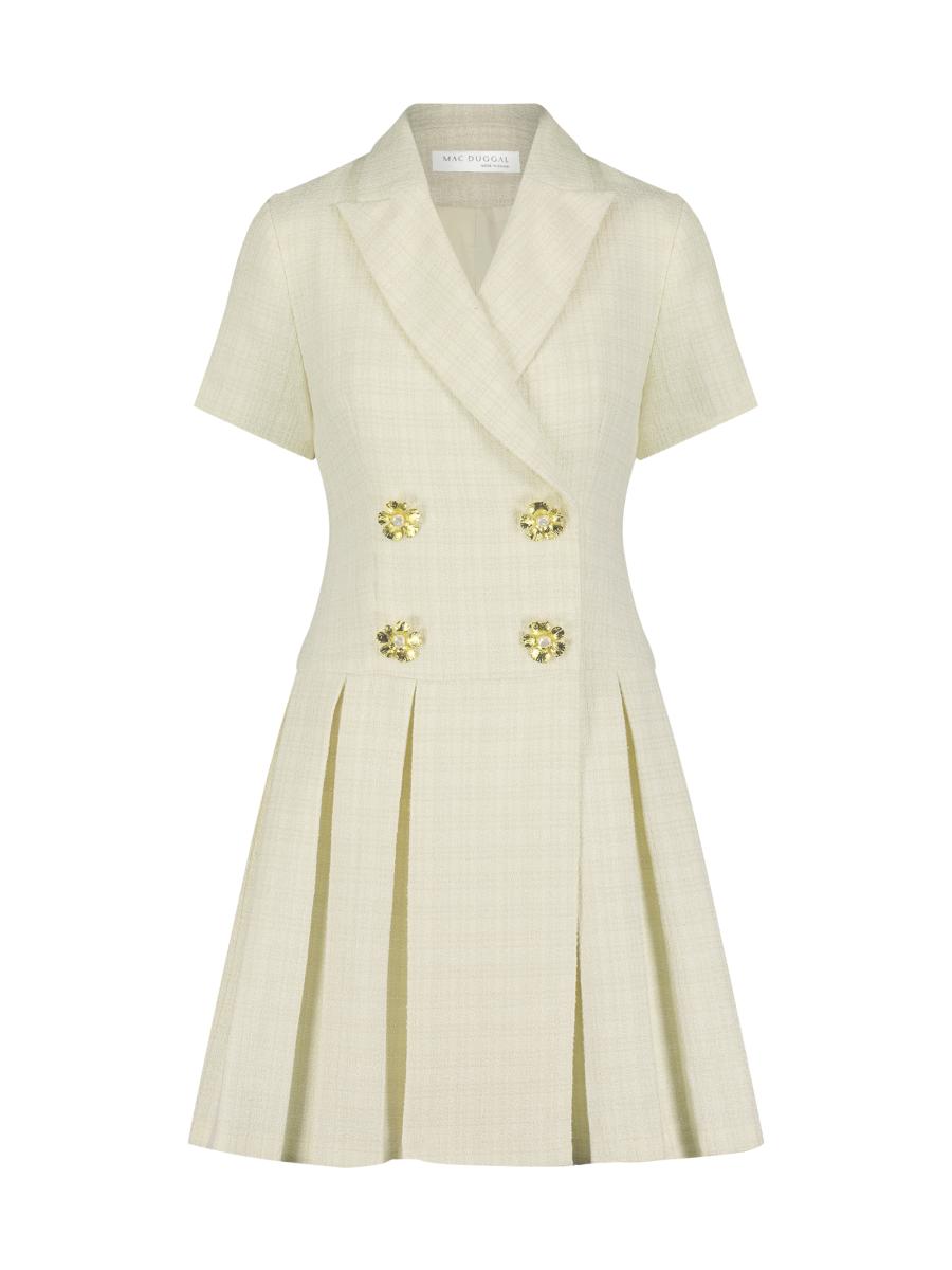 【Mac Duggal】Tweed Short Sleeve Blazer Dress 関税送料込 Mac Duggal Tweed Short Sleeve Blazer Mini Dress | Nordstrom