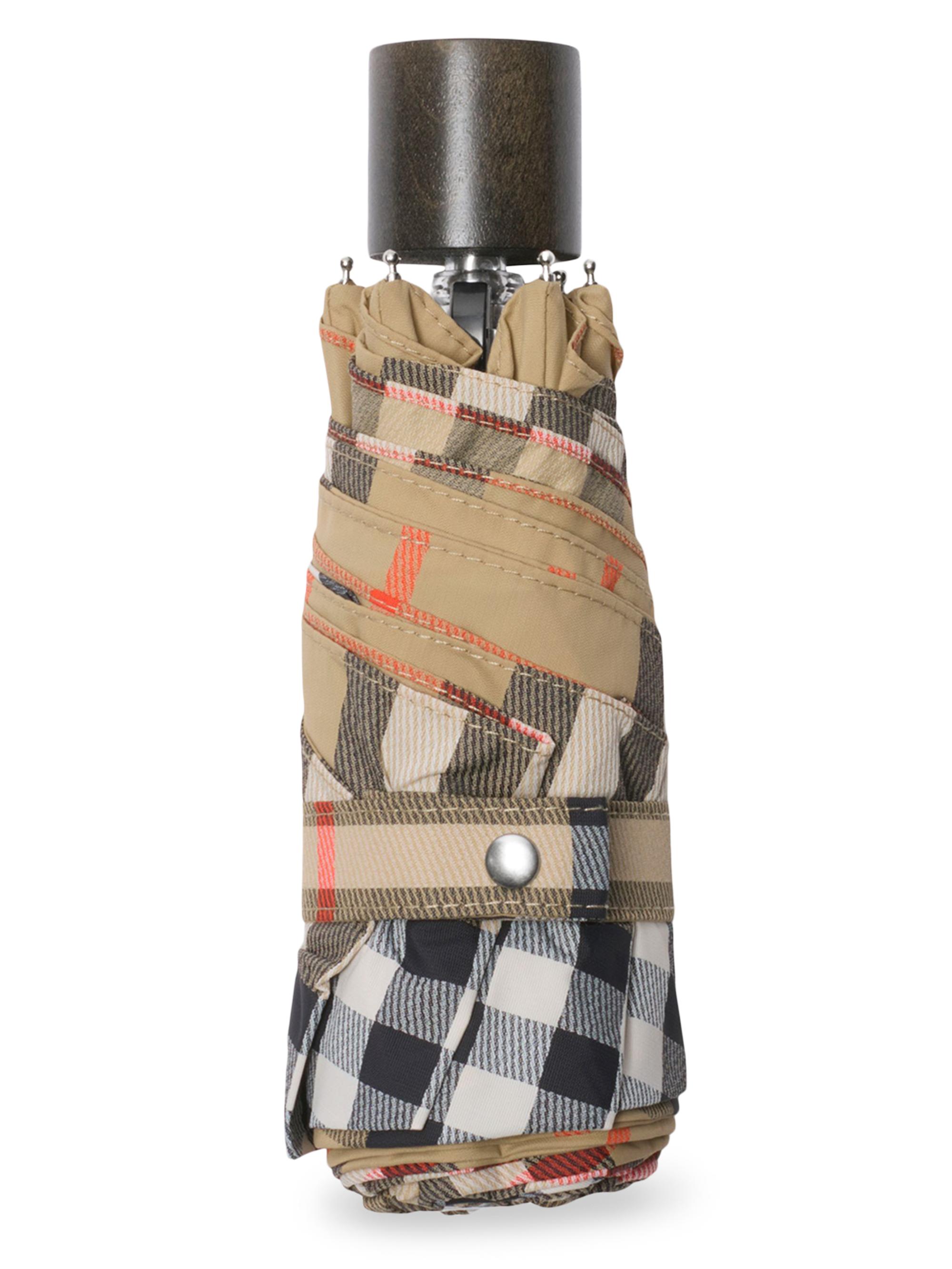 Burberry Check Umbrella - Archive Beige