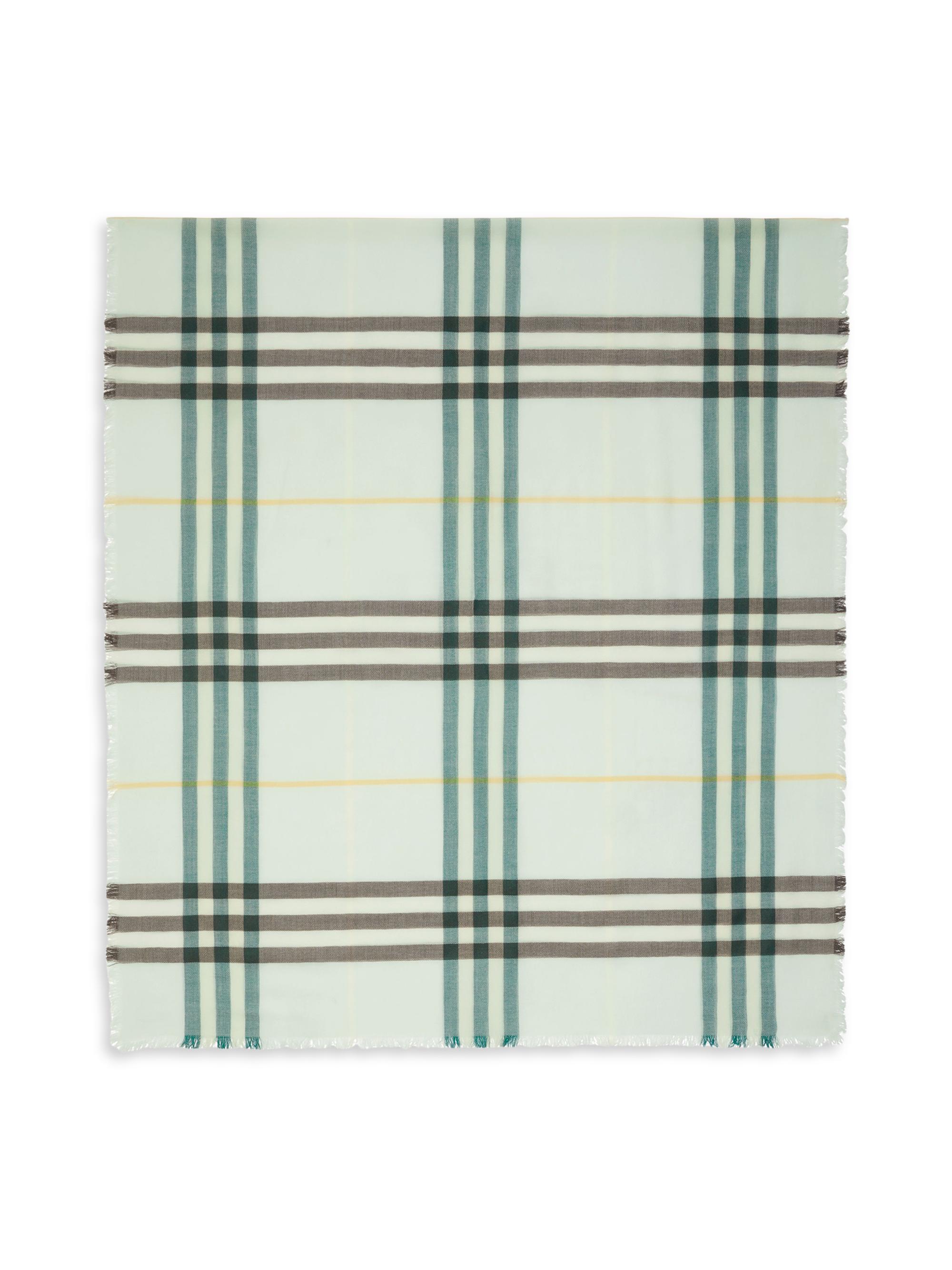 Burberry Women's Giant Check Wool Scarf - Breeze Ip Check