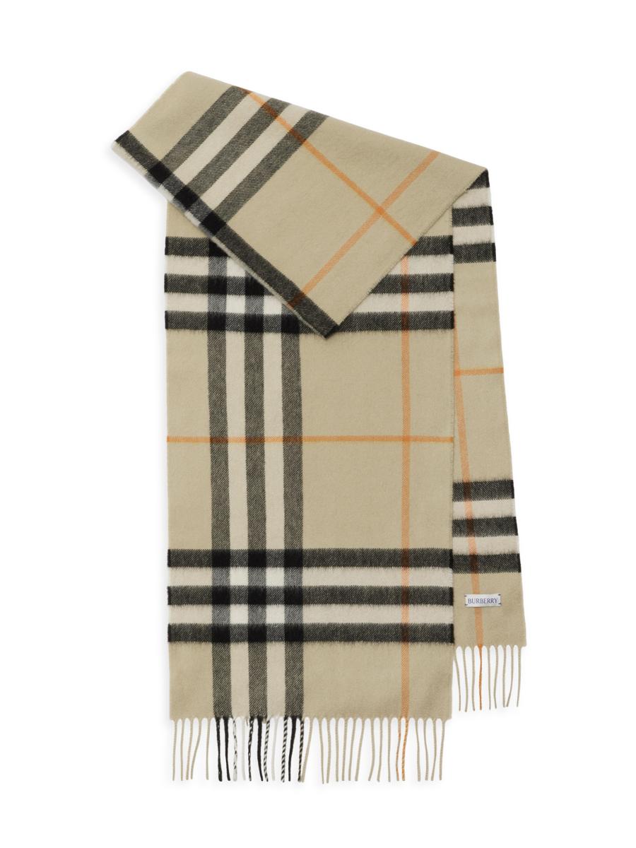 Burberry Giant Check Cashmere Scarf | Saks Fifth Avenue