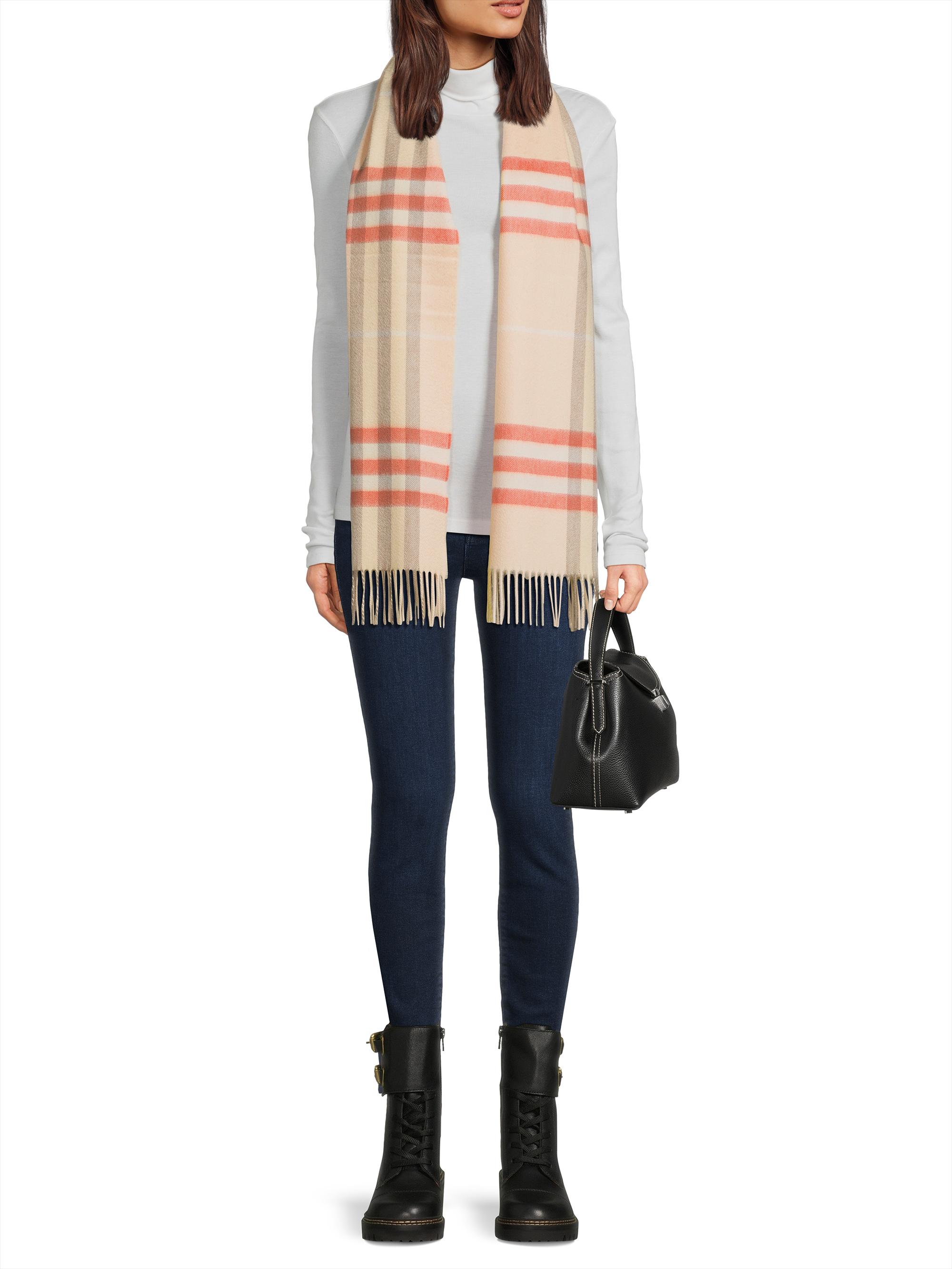 Burberry Giant Check Cashmere Scarf | Saks Fifth Avenue