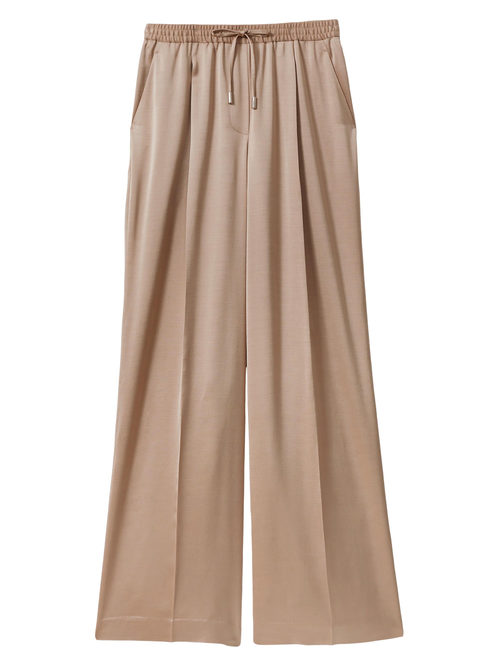 Reiss Women's Cole Satin Wide-Leg Pants - Gold