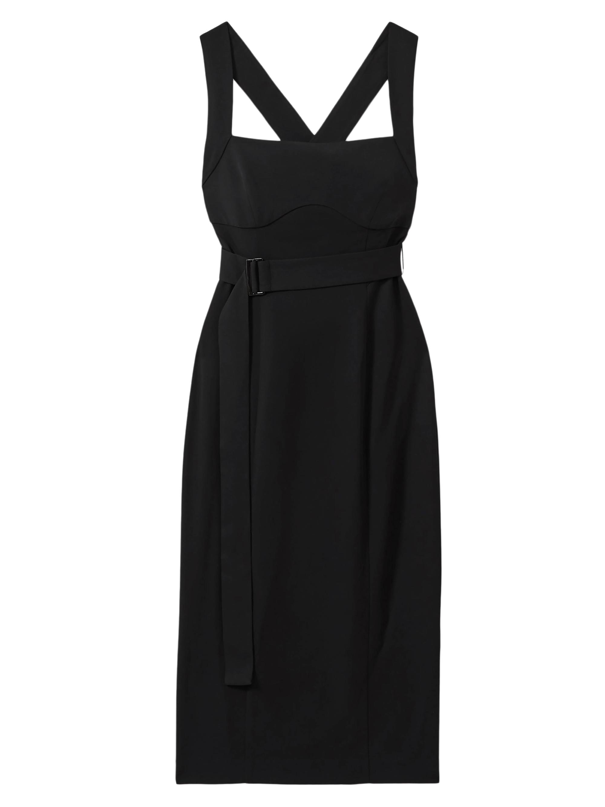 Reiss Women's Nylah Belted Strappy Midi-Dress - Black