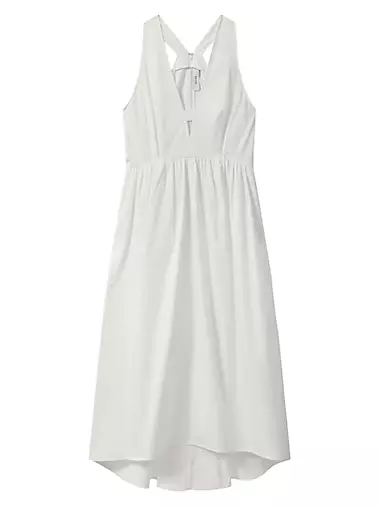 Yana Stretch Cotton Midi-Dress