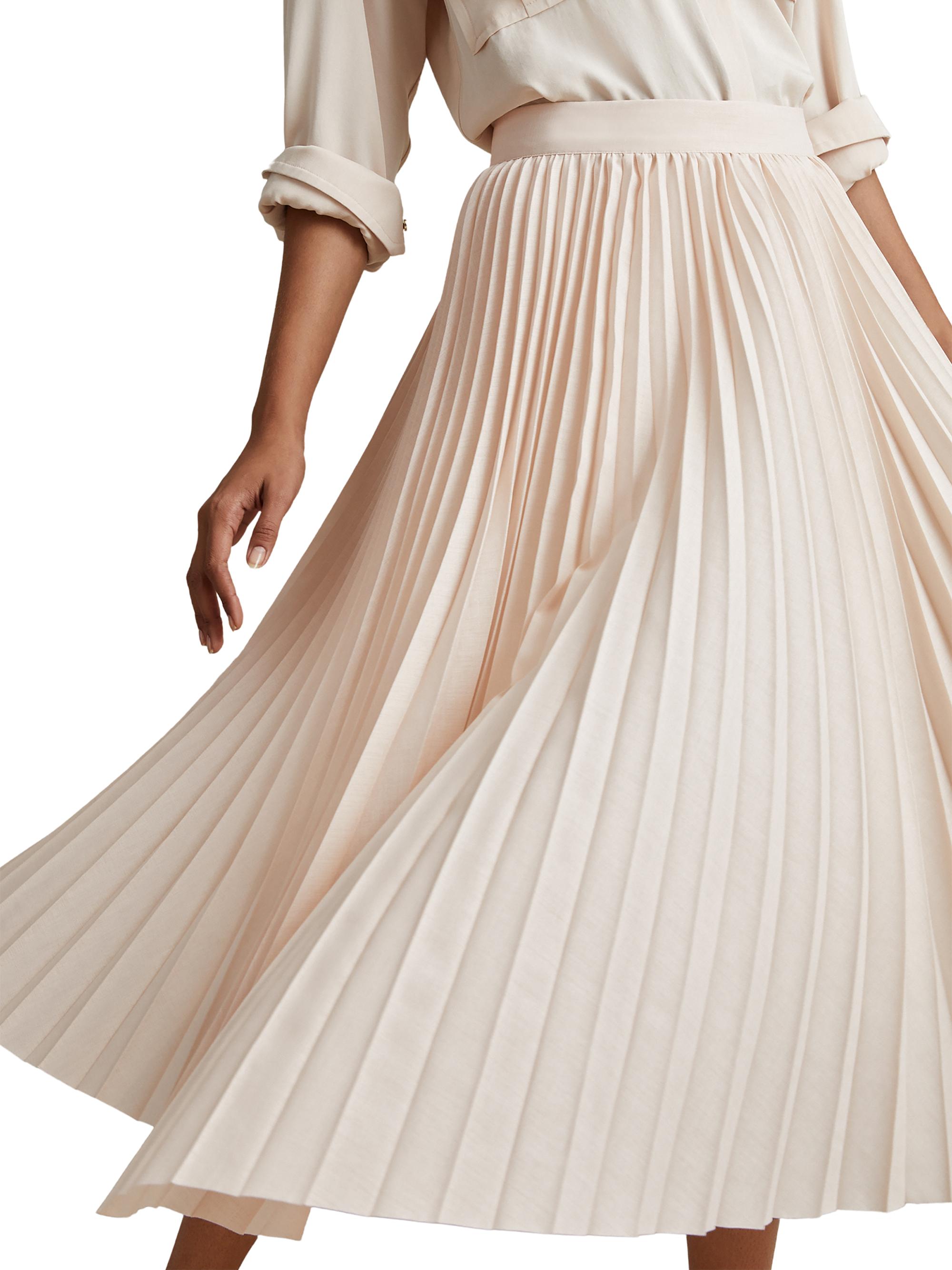 Reiss Azalea Pleated Midi-Skirt | Saks Fifth Avenue