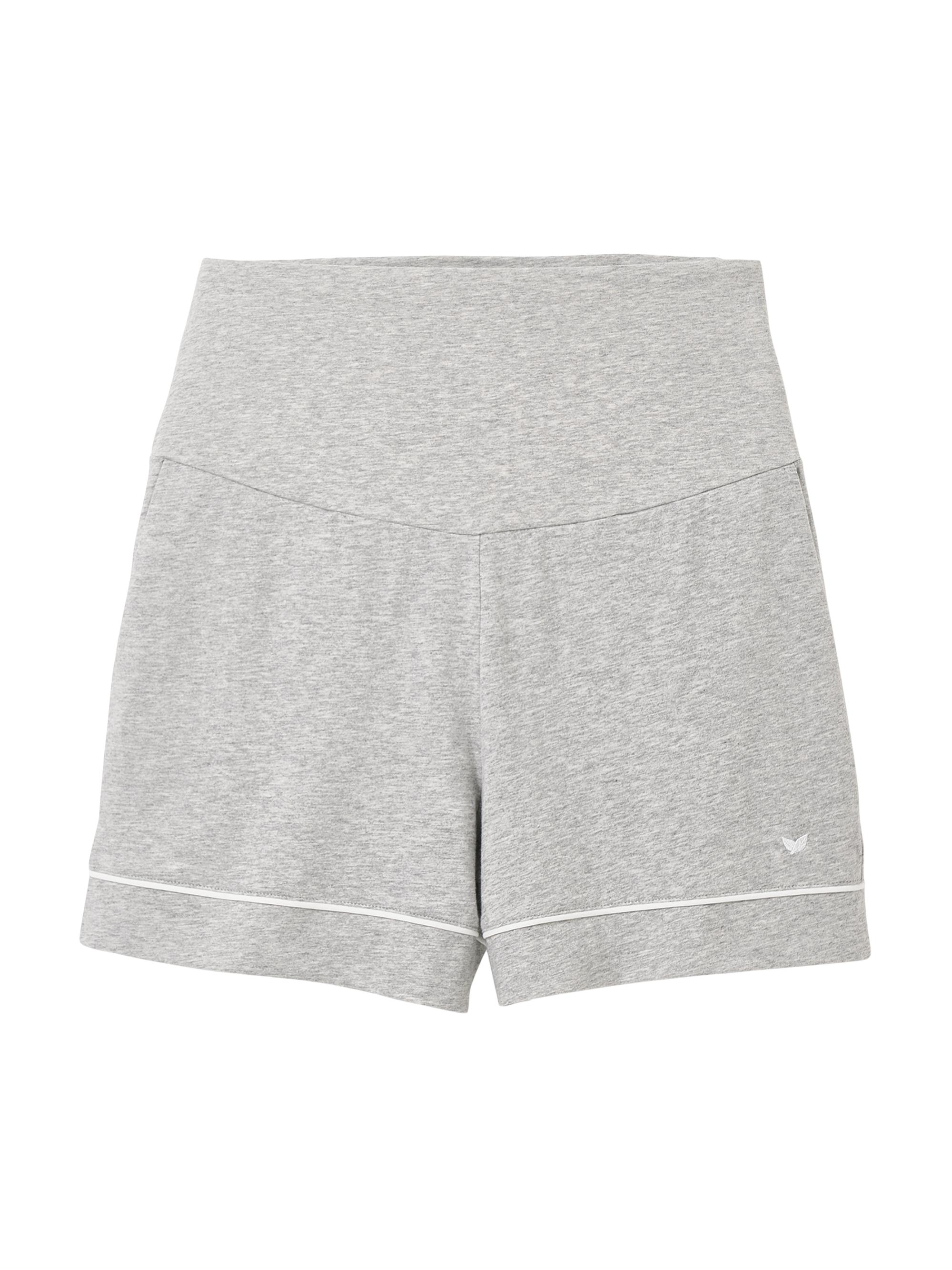 Petite Plume Maternity Pima Cotton Shorts - Grey
