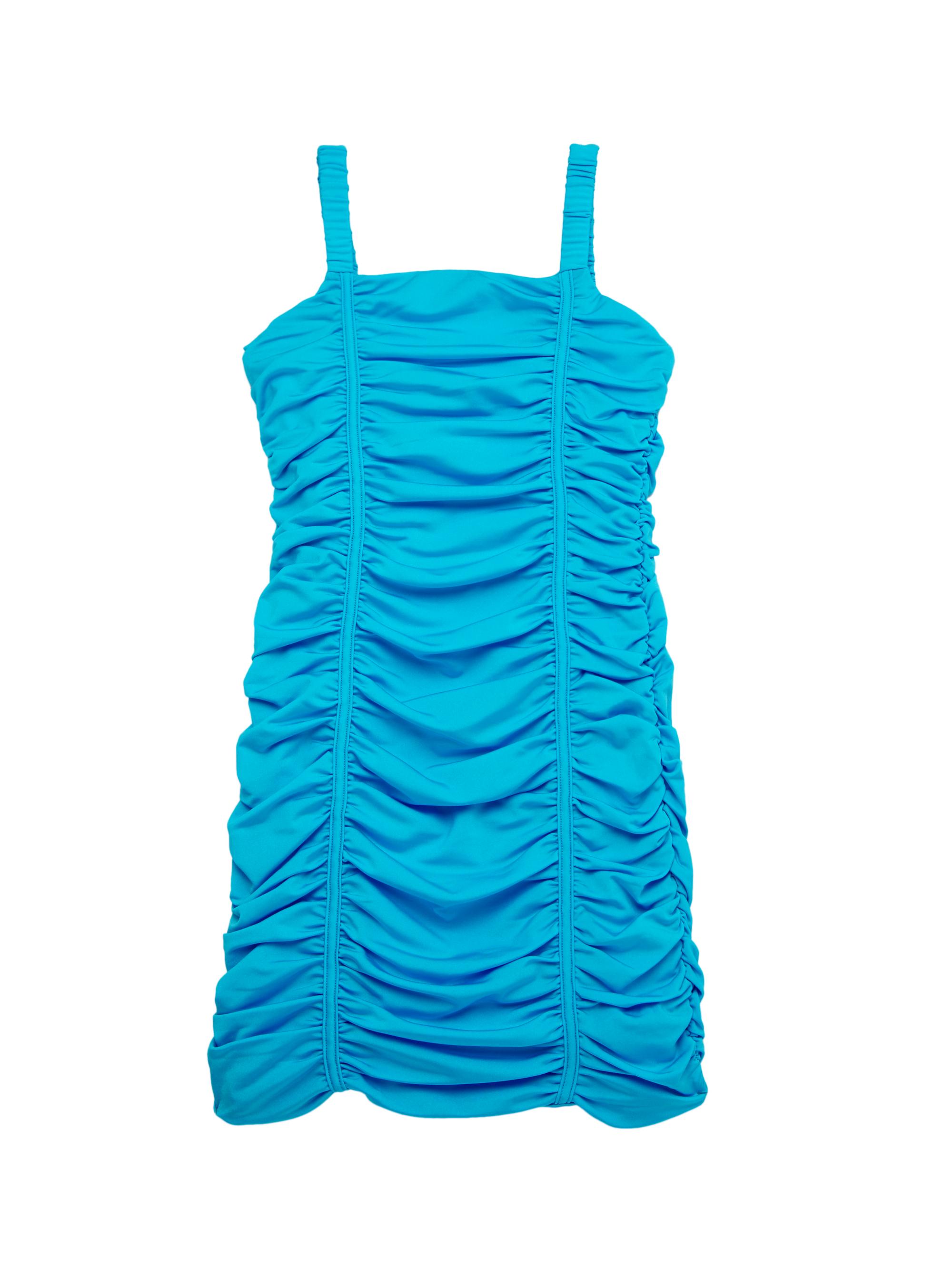 KatieJ NYC Girl's Scarlett Dress - Turquoise