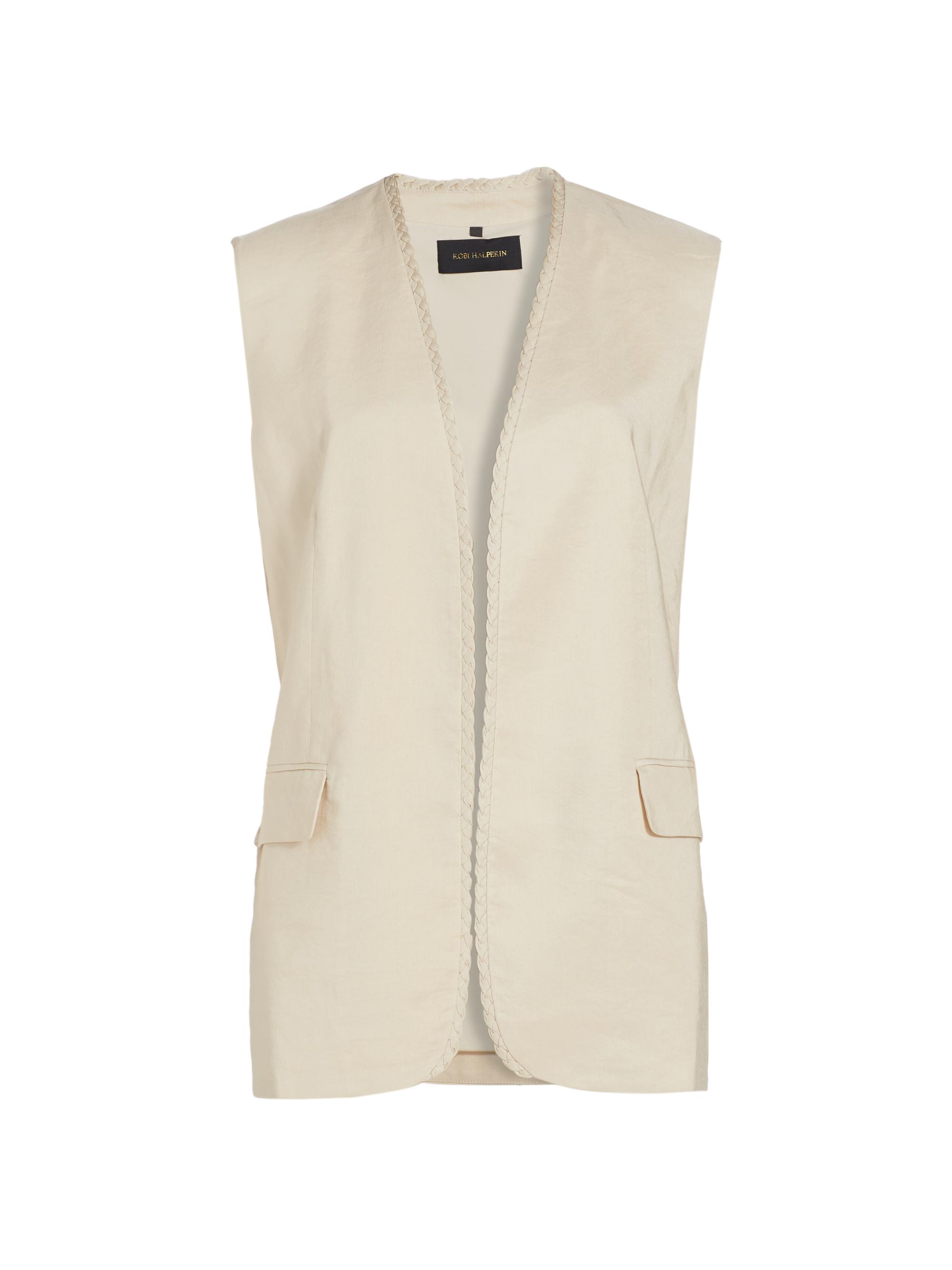 Kobi Halperin Aranell Cotton-Blend Tweed Vest | Saks Fifth