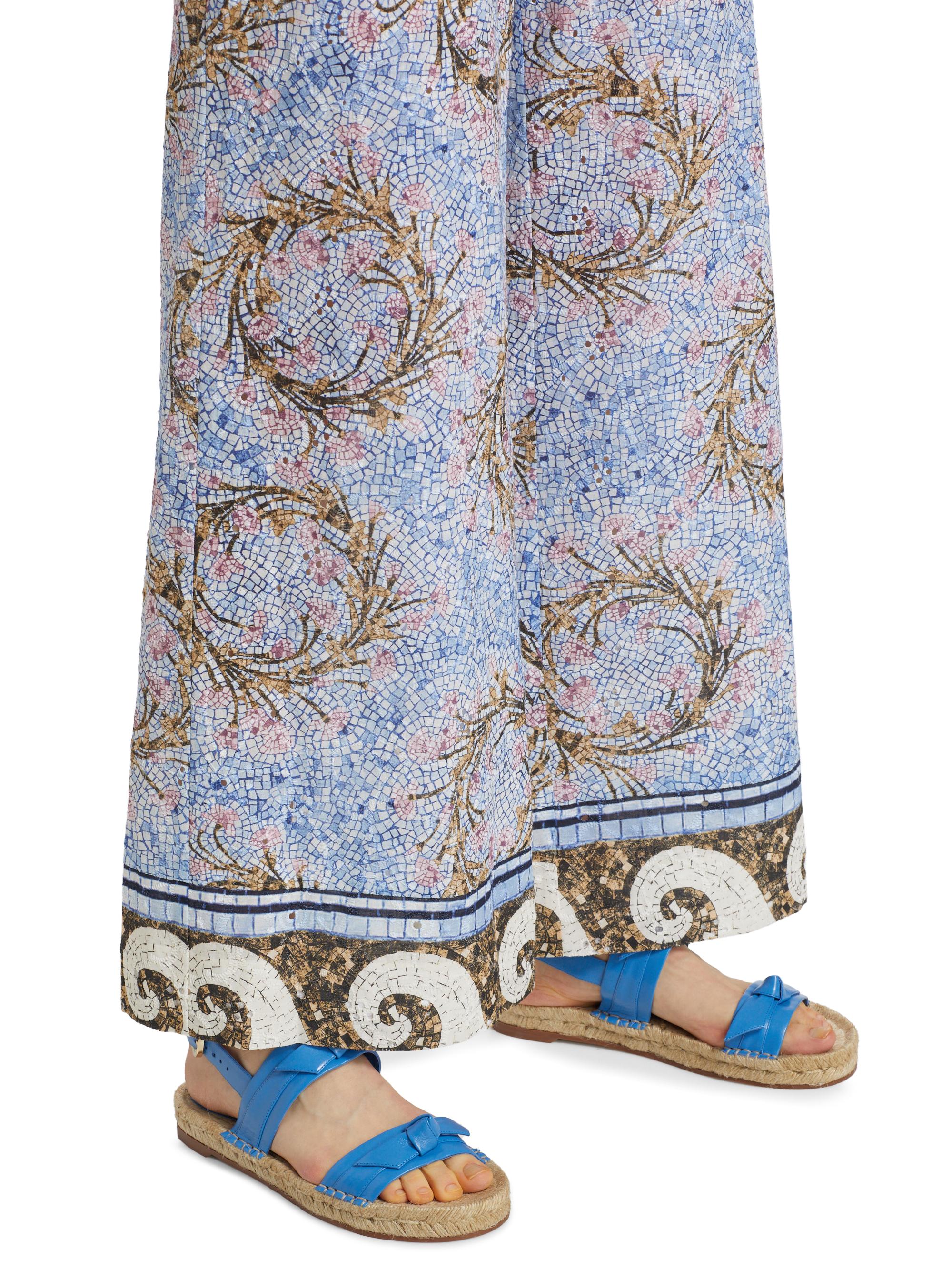 Kobi Halperin Lilley Rosette Tiles Cotton Pants | Saks Fifth Avenue