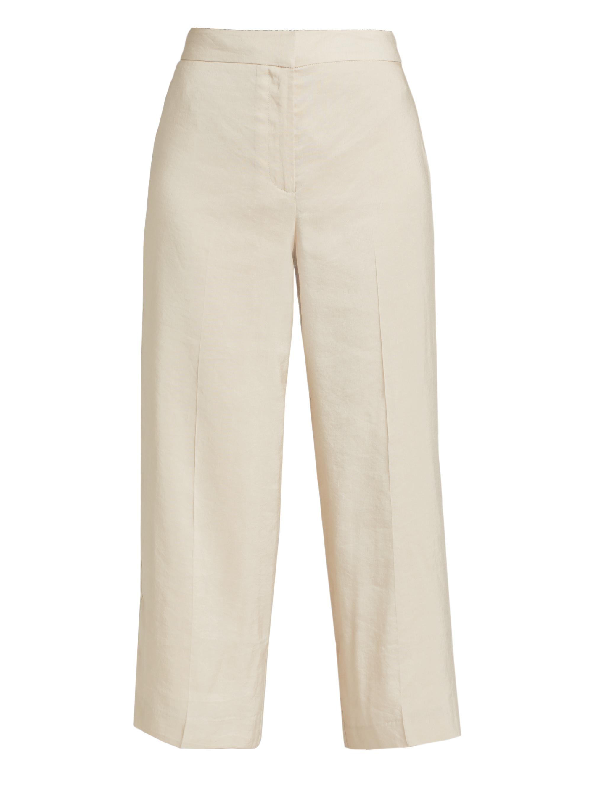 Kobi Halperin Women's Brent Linen-Blend Crop Pants - Shell