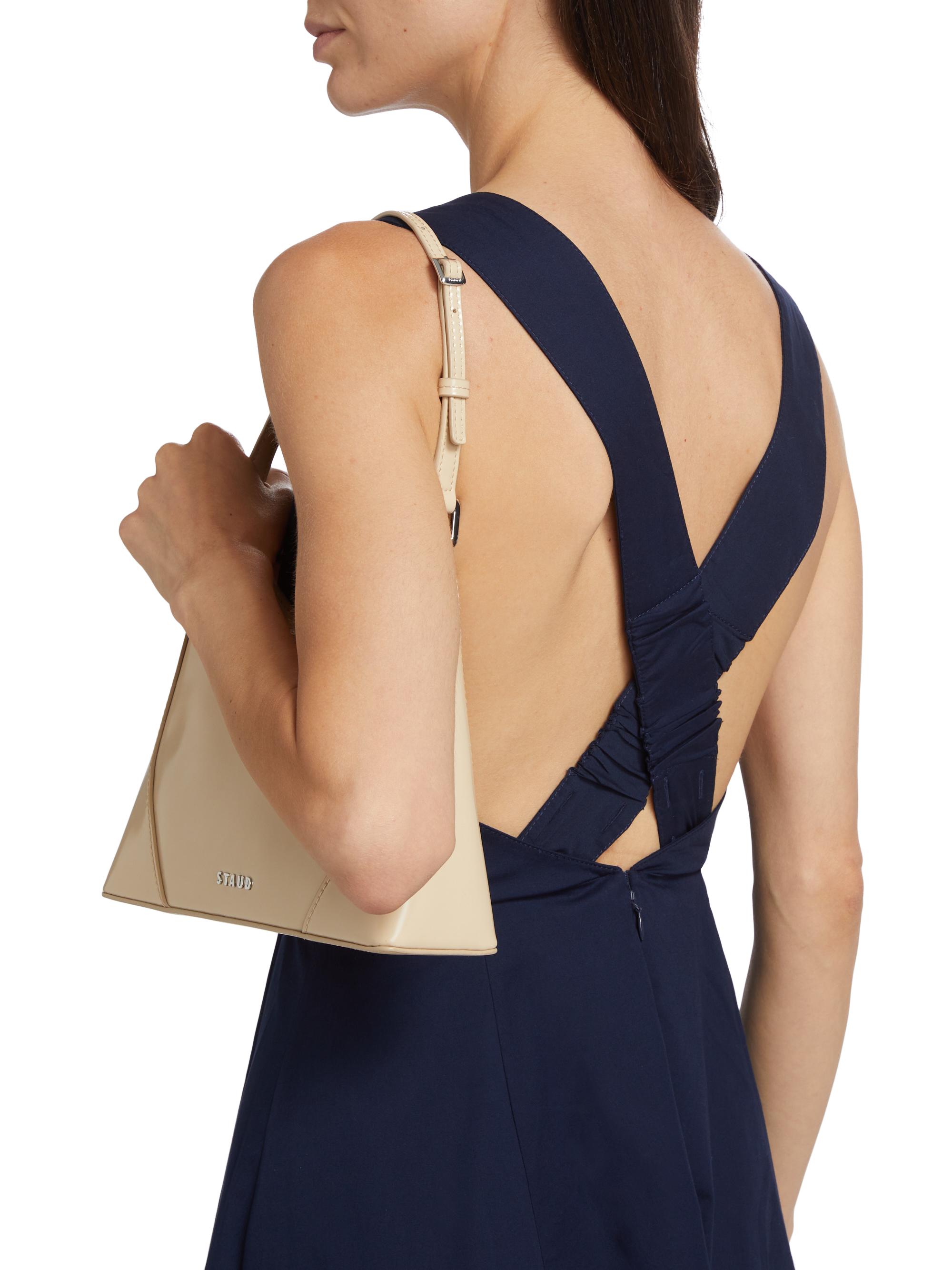 staud teresa midi dress Staud Teresa Cotton Crossback Midi-Dress