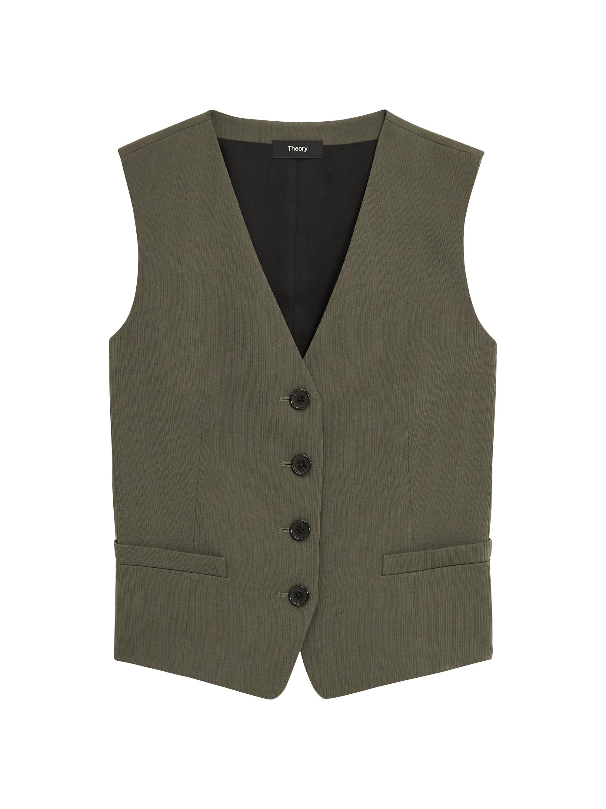 Helmut Lang Modest Wool Tailored Vest | Saks Fifth Avenue
