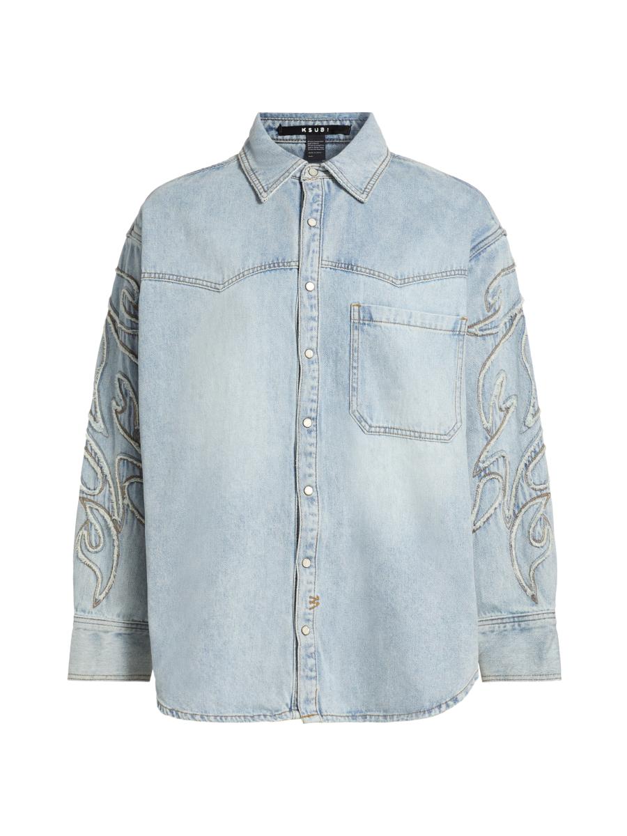 Ksubi Frontier Denim Paragon Patch Shirt | Saks Fifth Avenue