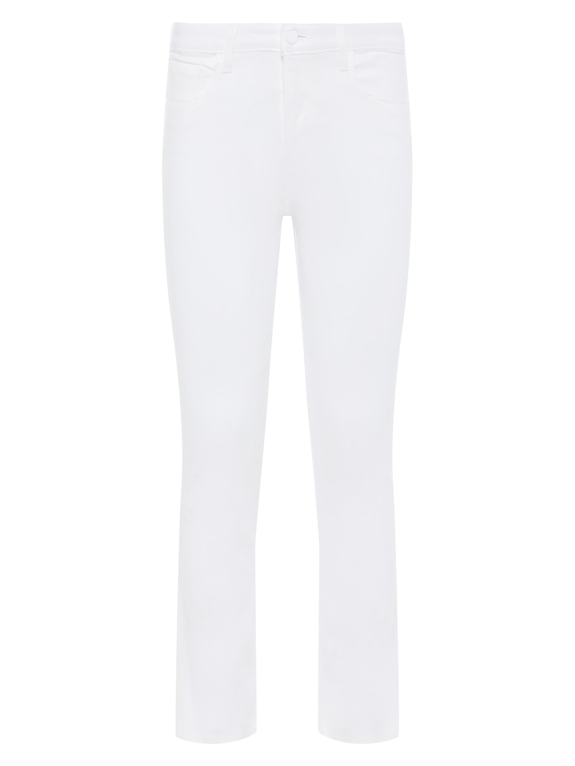 L'AGENCE Women's Tati Coated Crop Boot-Cut Jeans - Blanc Coated