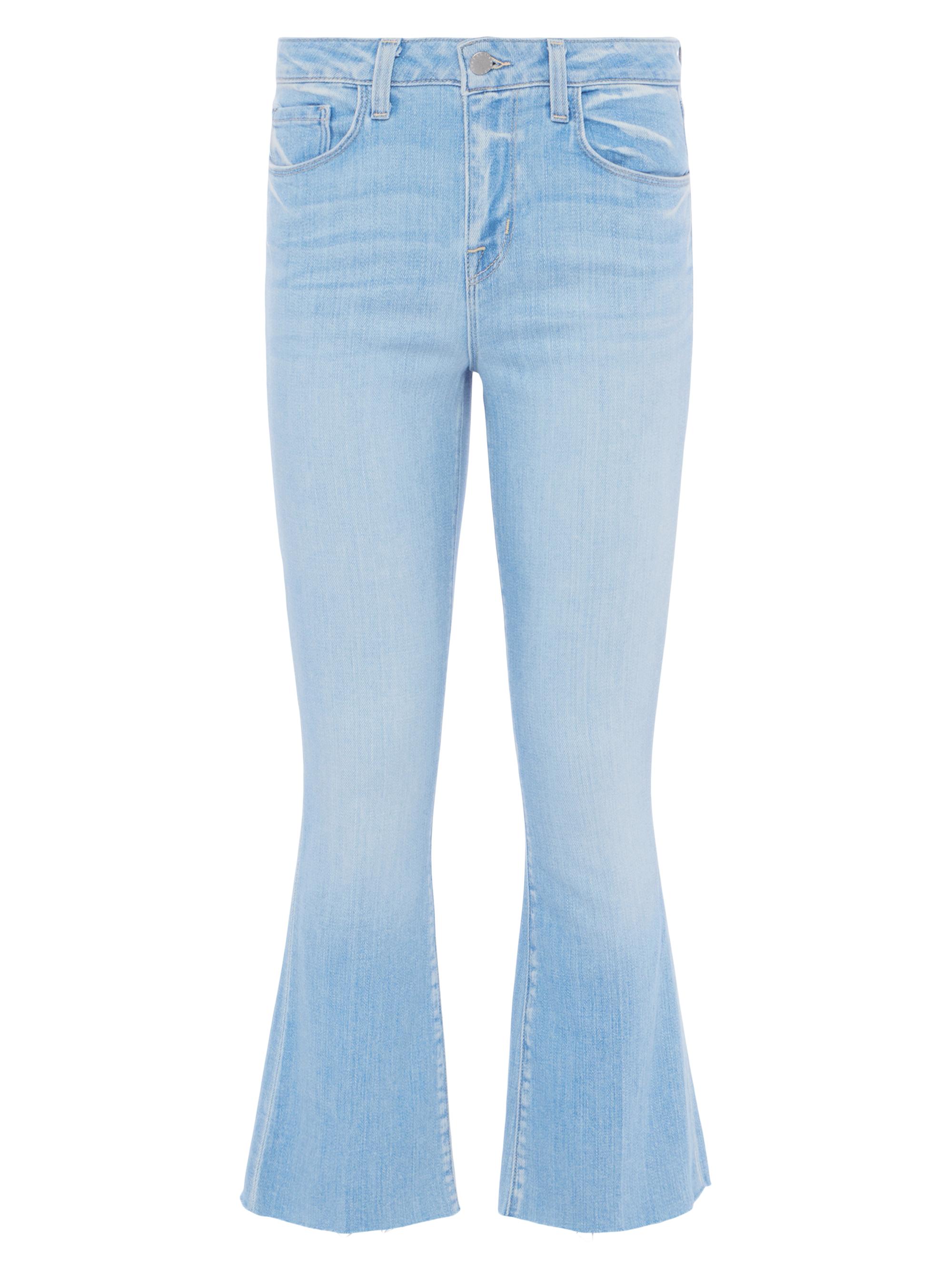 L'AGENCE Women's Kendra Crop Flared Jeans - Olympia