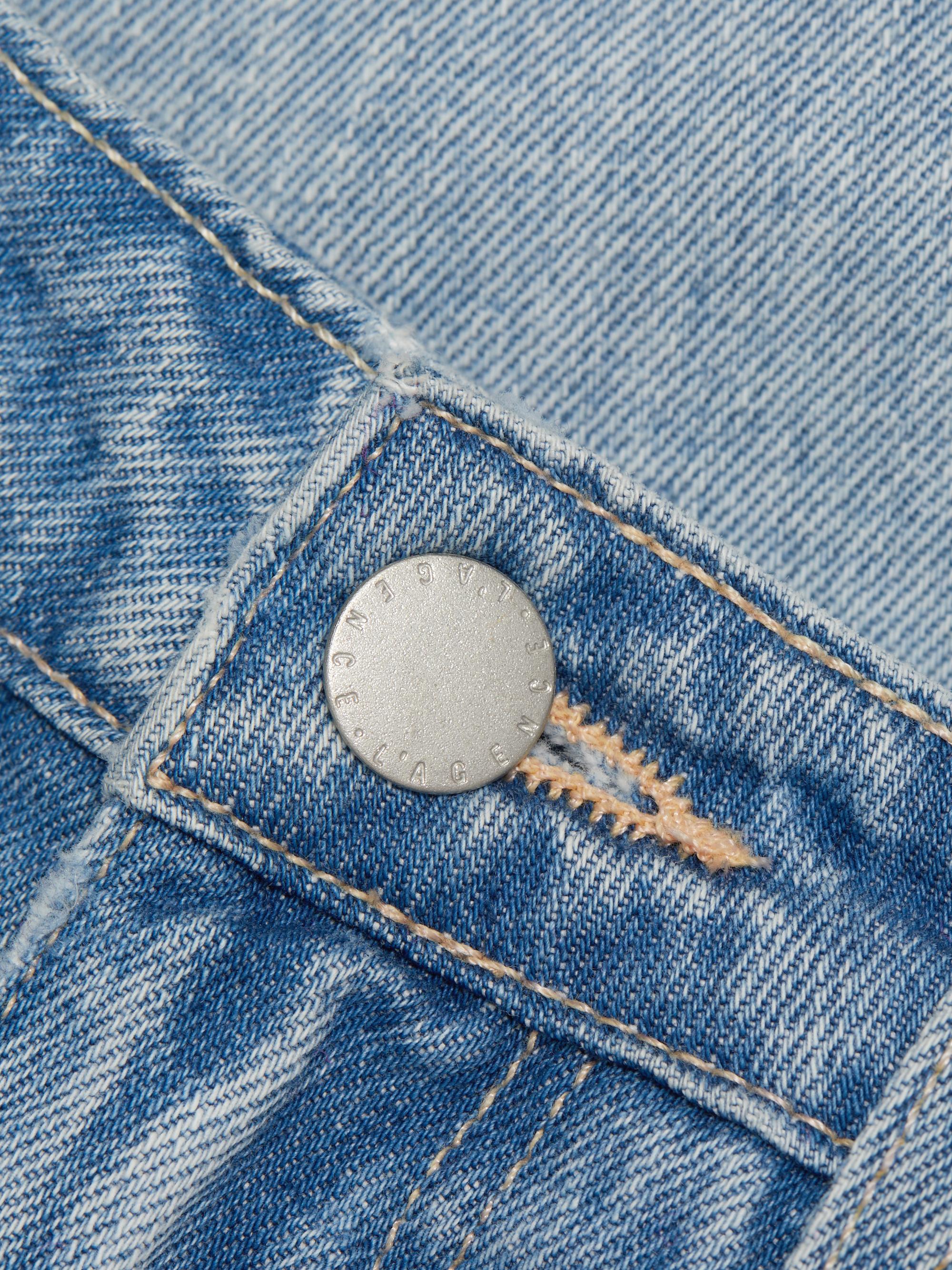 L'AGENCE Miley Ultra High-Rise Cuffed Jeans | Saks Fifth Avenue