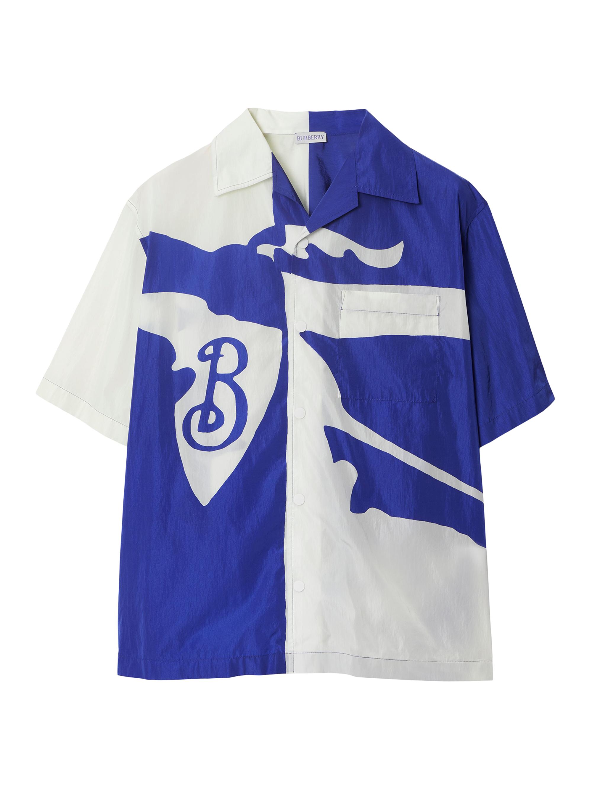 Burberry Men's EKD Camp Shirt - Knight Pattern