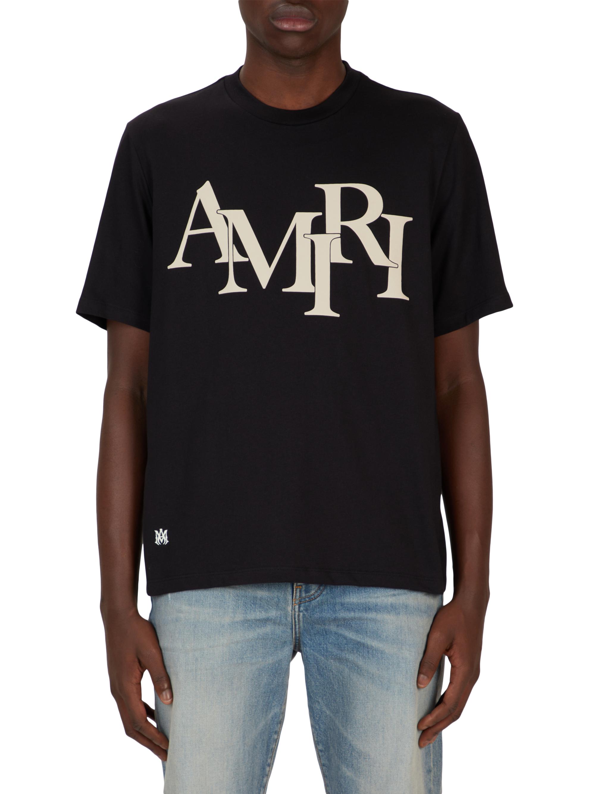 AMIRI ブラック Tシャツ S AMIRI ARTS DISTRICT TEE - Black | AMIRI