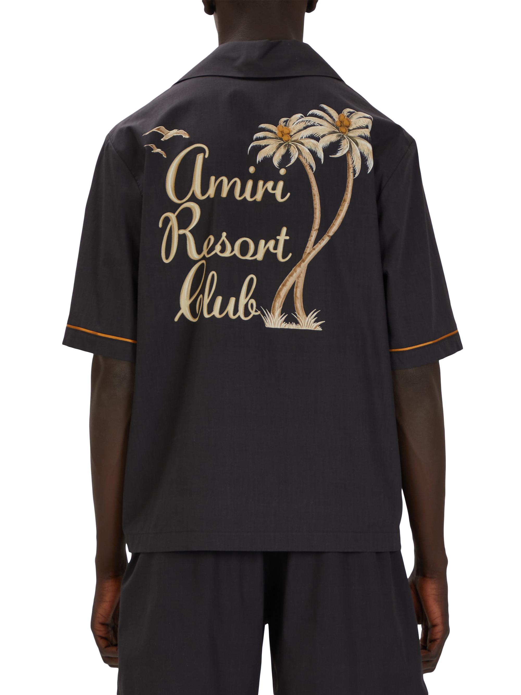 Amiri Resort Club Embroidered Short-Sleeve Shirt | Saks Fifth Avenue