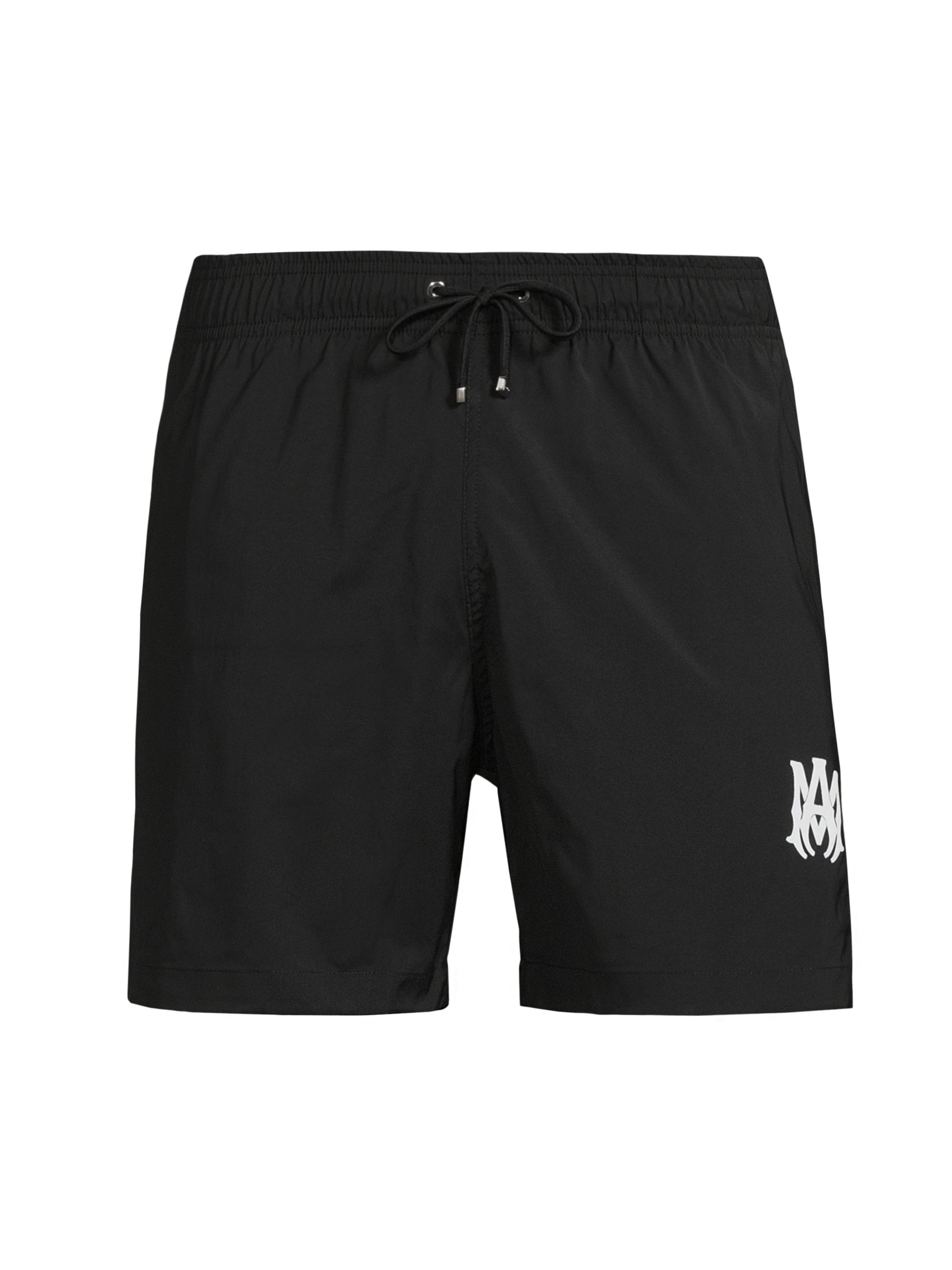 Amiri Men's MA Core Logo Swim Trunks - Black