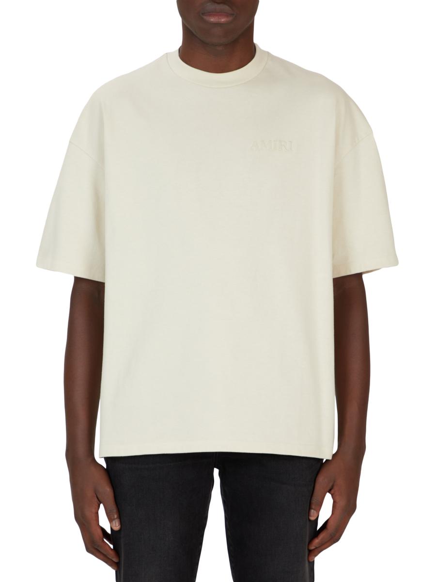 国内初の直営店 Amiri Logo Oversized Crewneck T-Shirt | Saks Fifth Avenue トップス