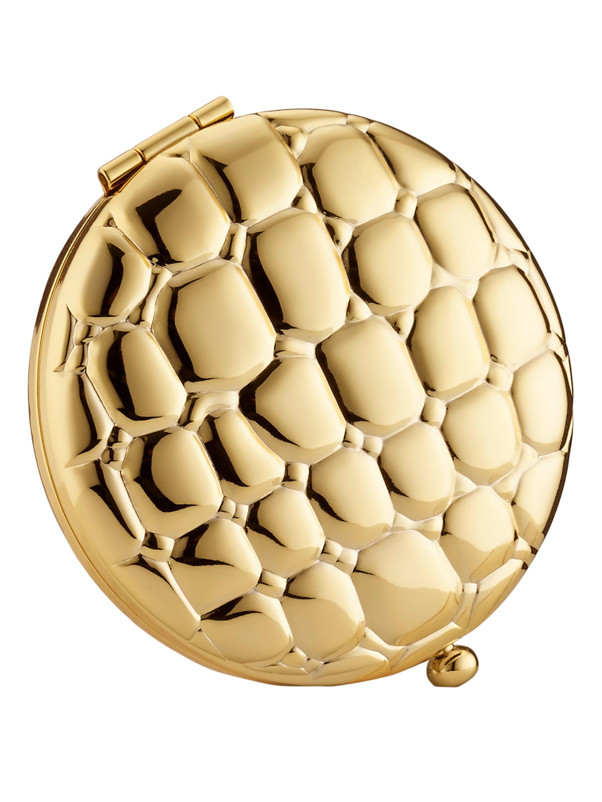 Estée Lauder Women's Golden Alligator Slim Powder Compact